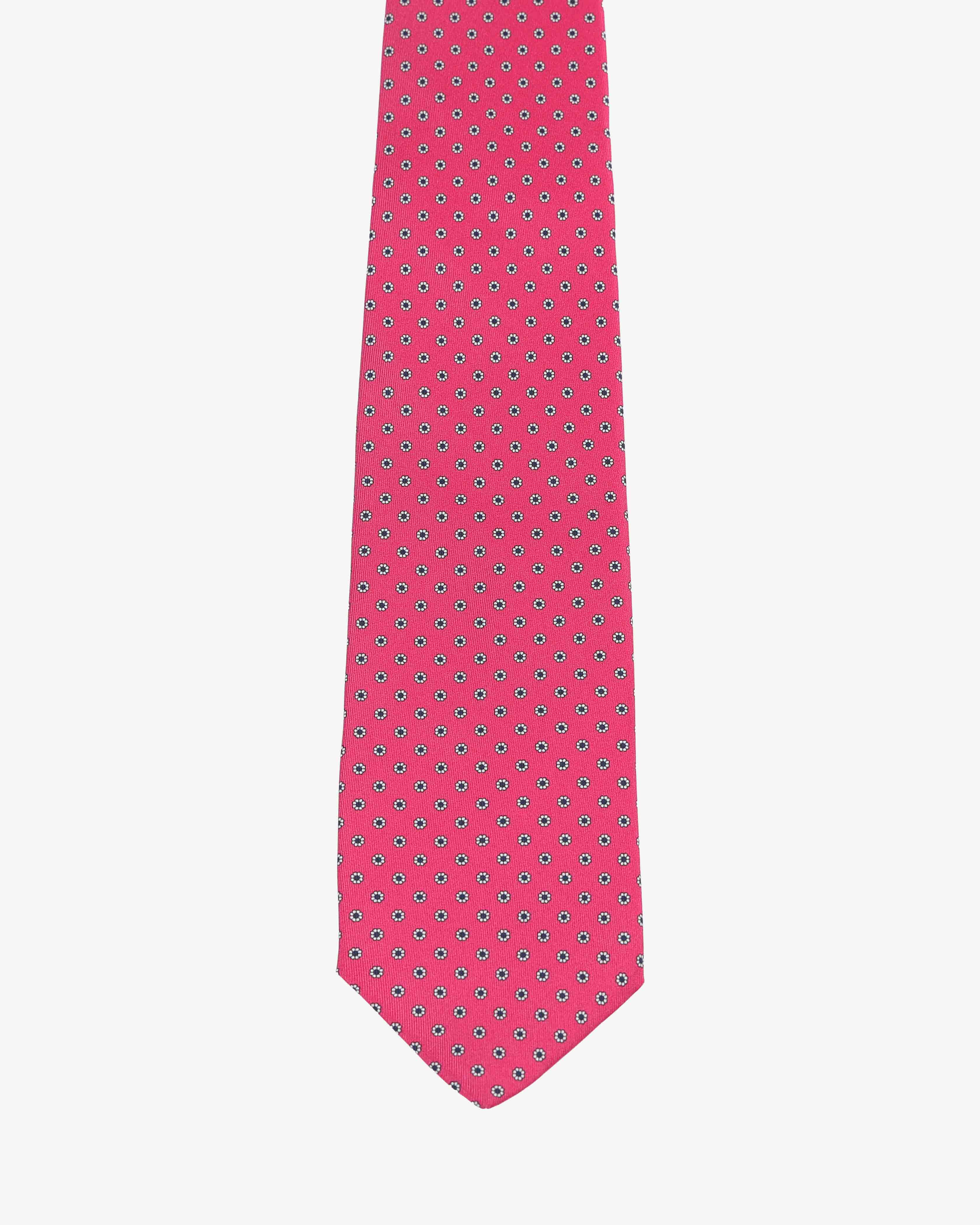 Cravatta con fantasia - Magenta - Comella Sartoria