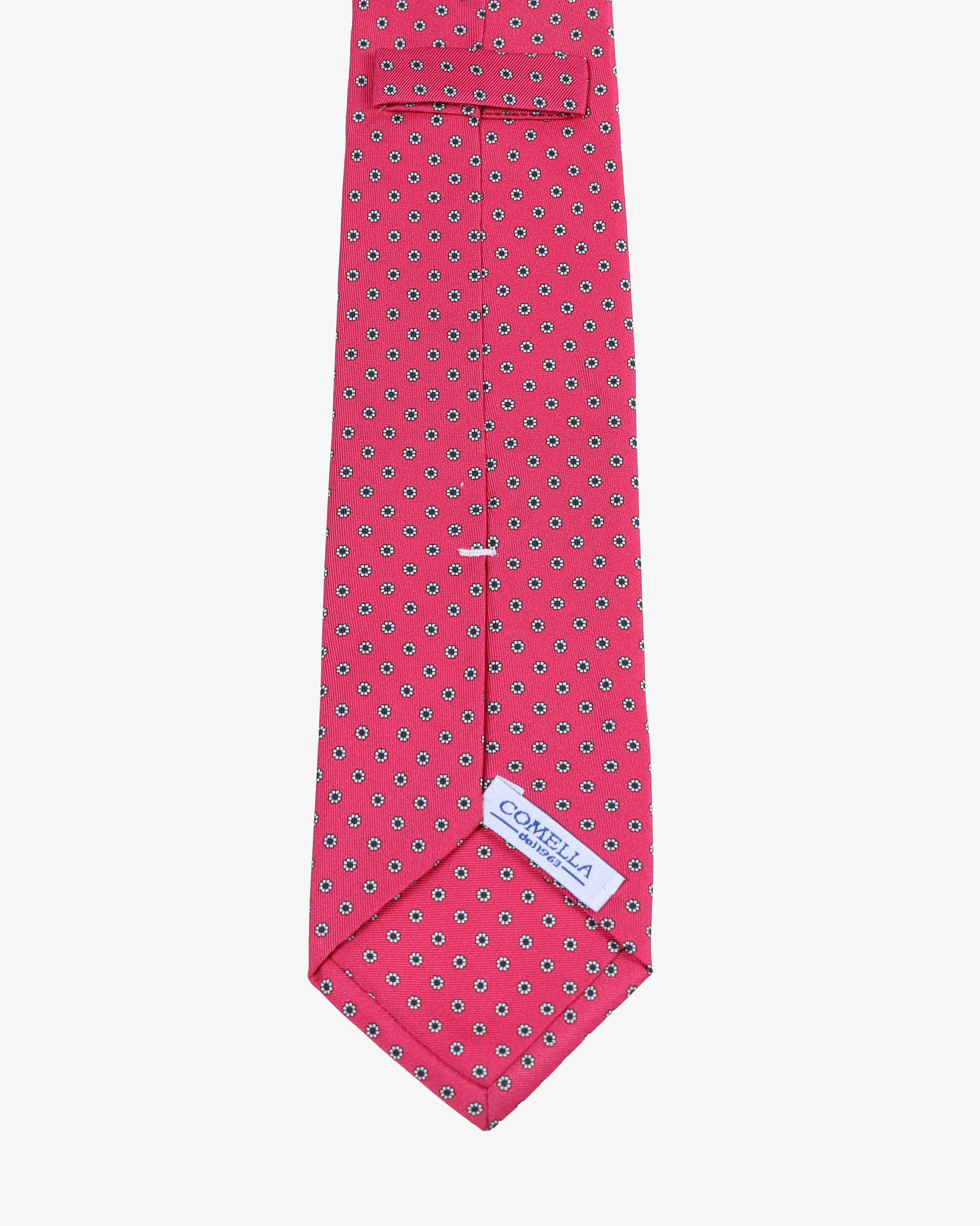 Cravatta con fantasia - Magenta - Comella Sartoria