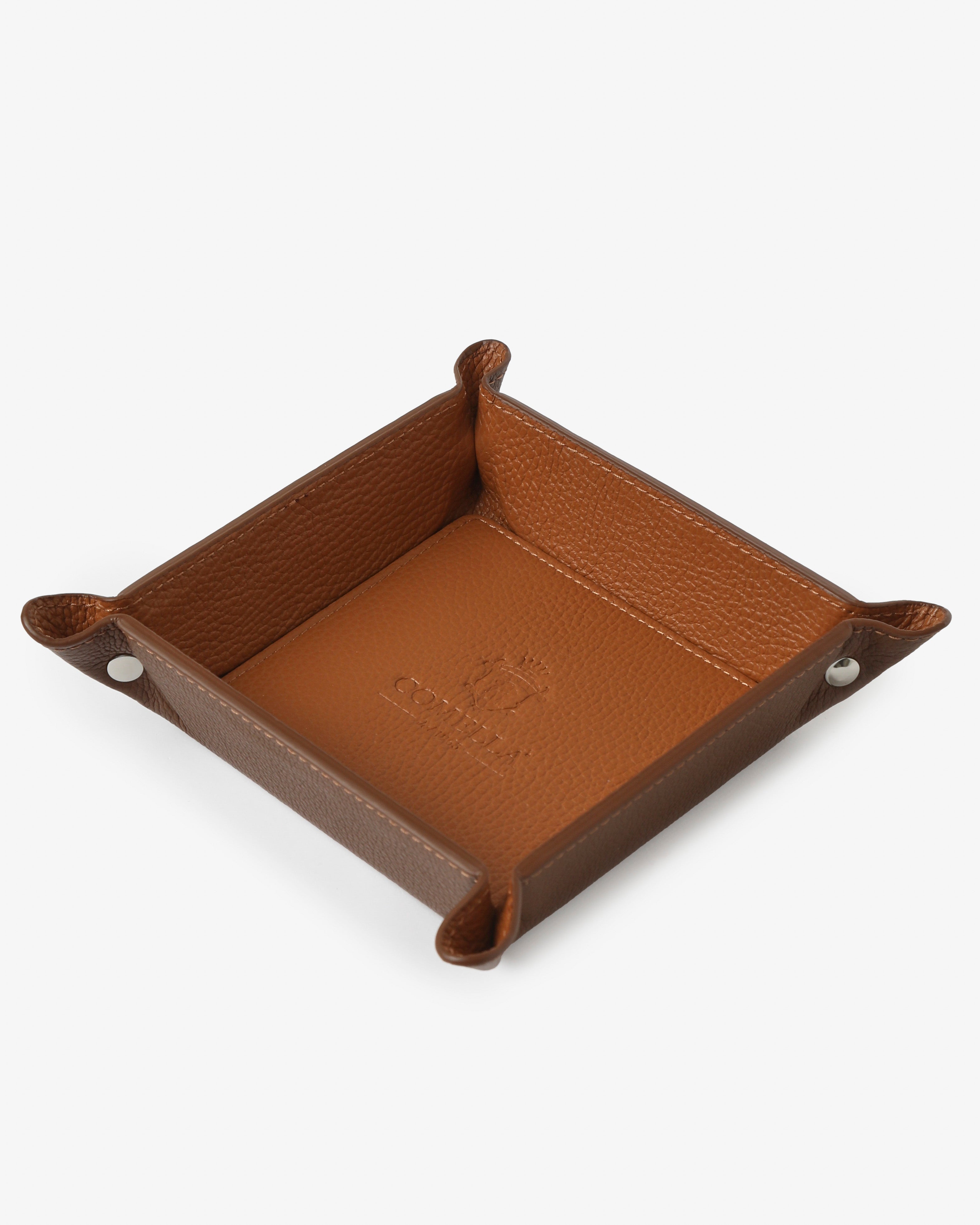 Svuota tasche in vera pelle - Camel