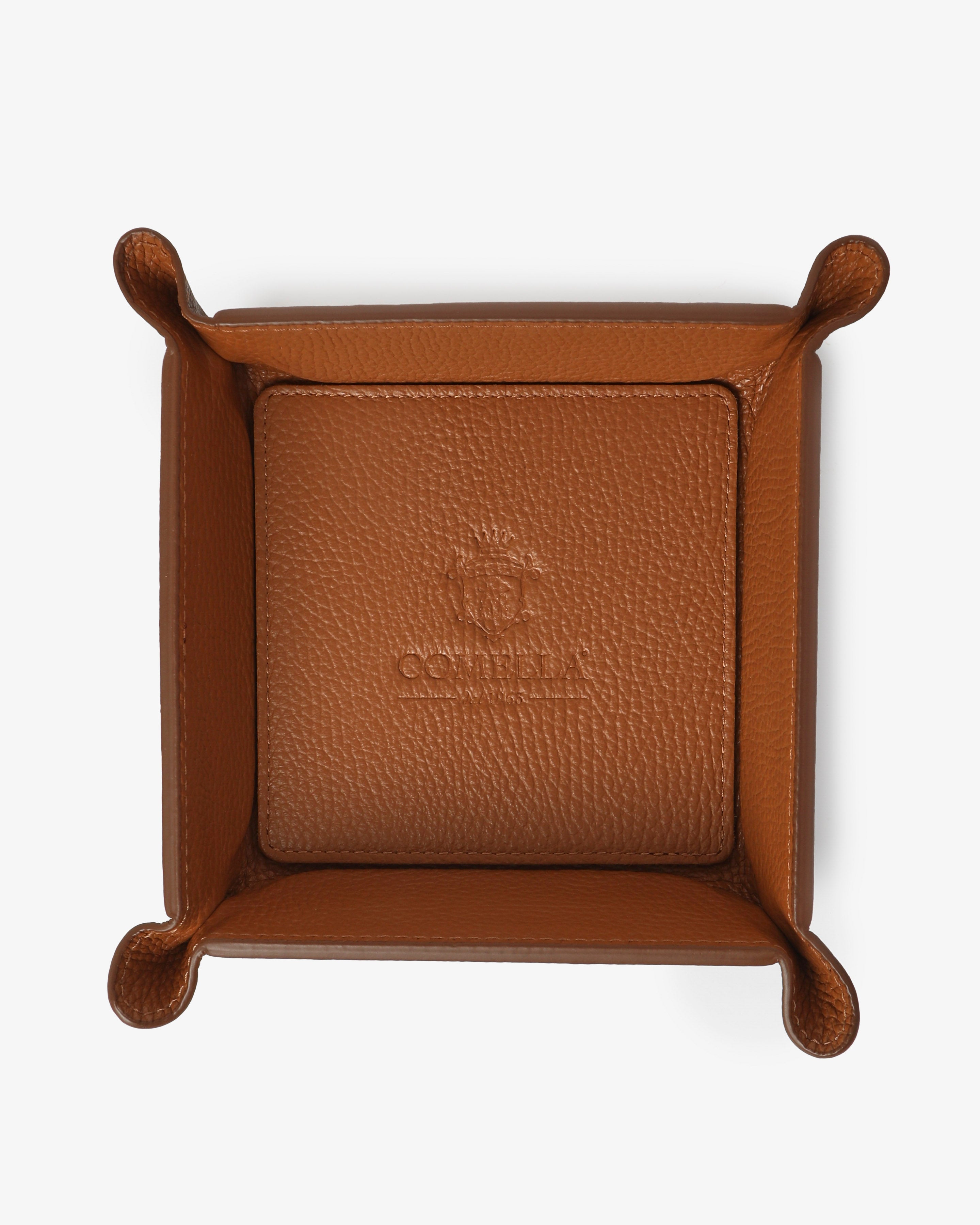 Svuota tasche in vera pelle - Camel