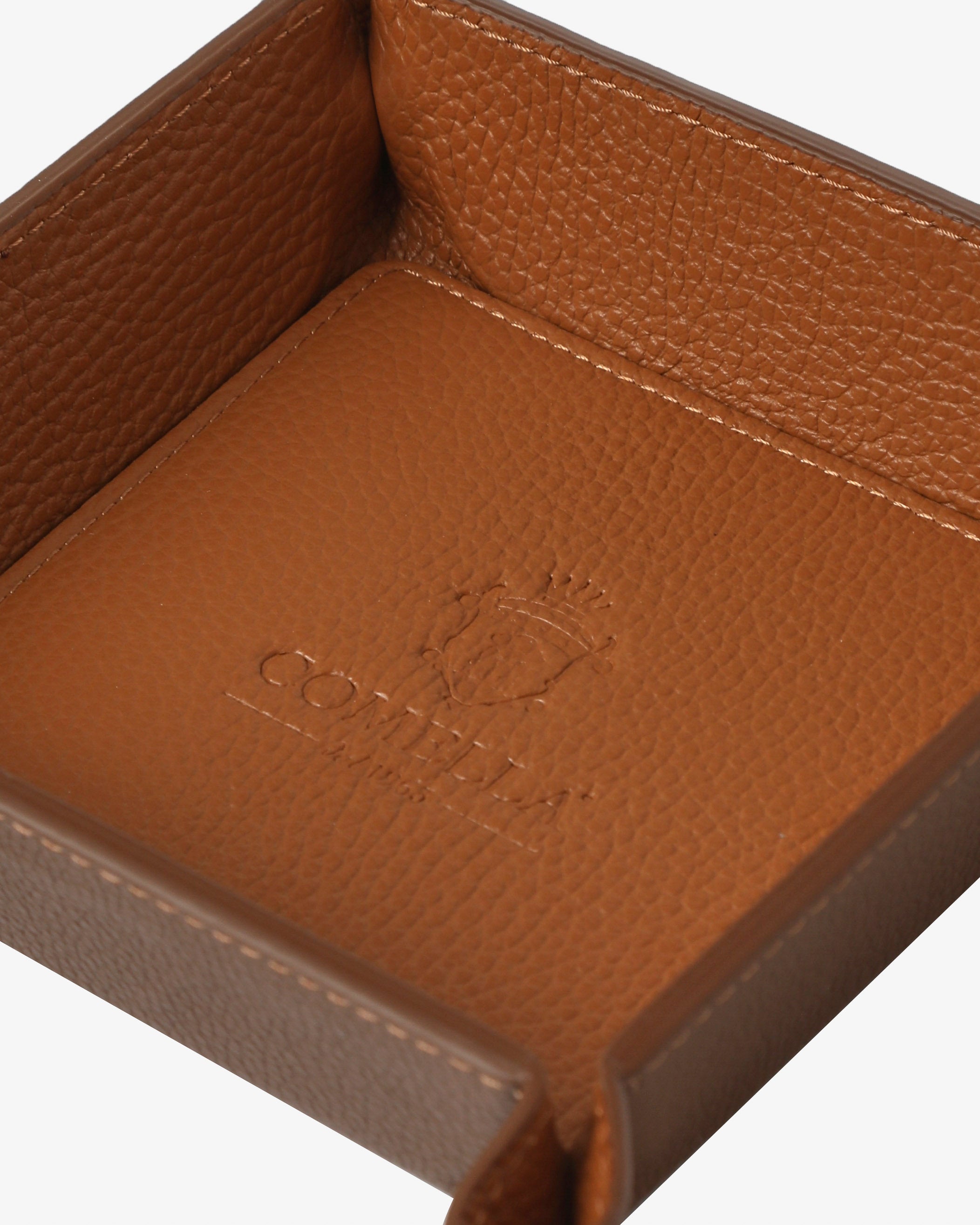 Svuota tasche in vera pelle - Camel