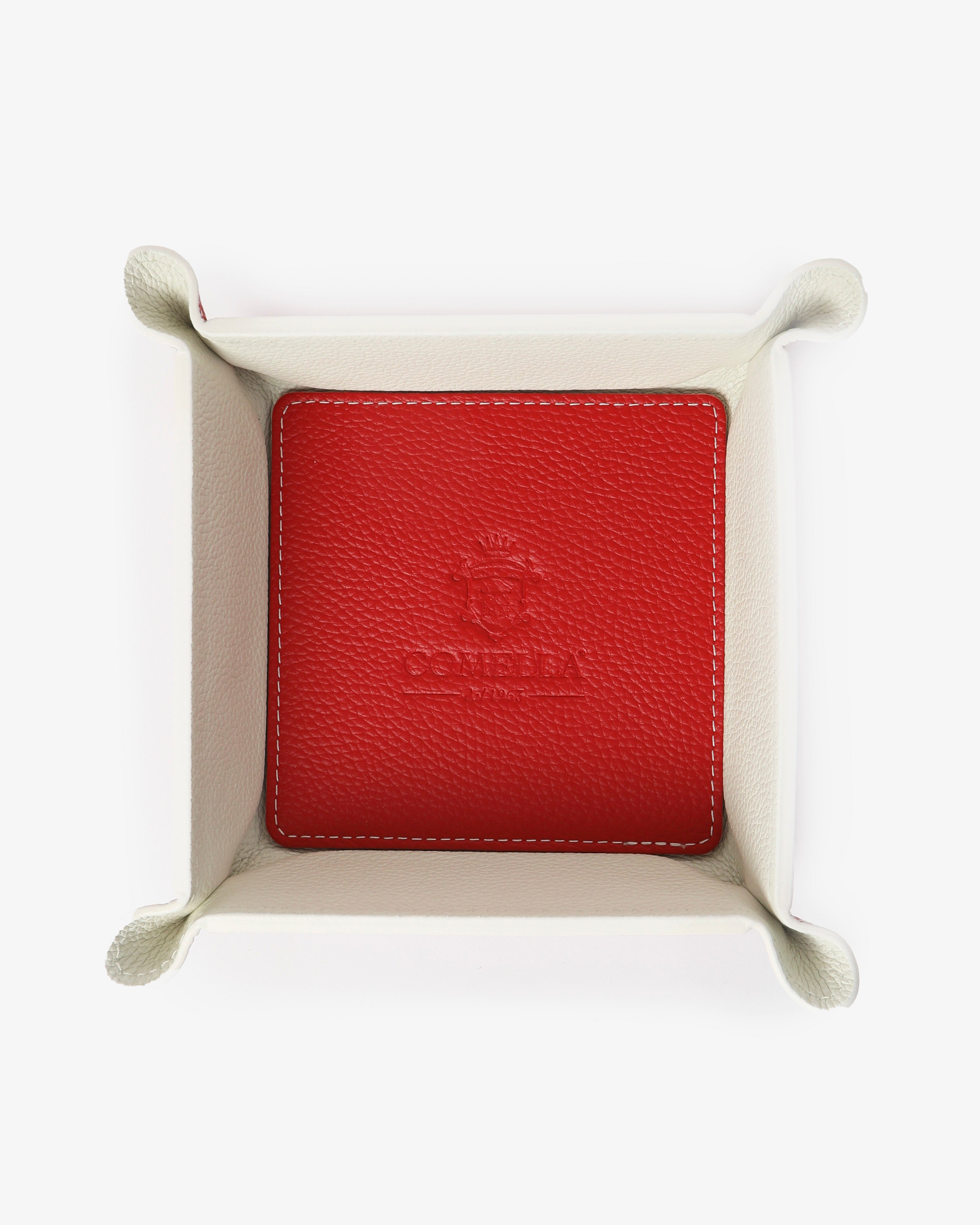 Svuota tasche in vera pelle - Rosso/Bianco