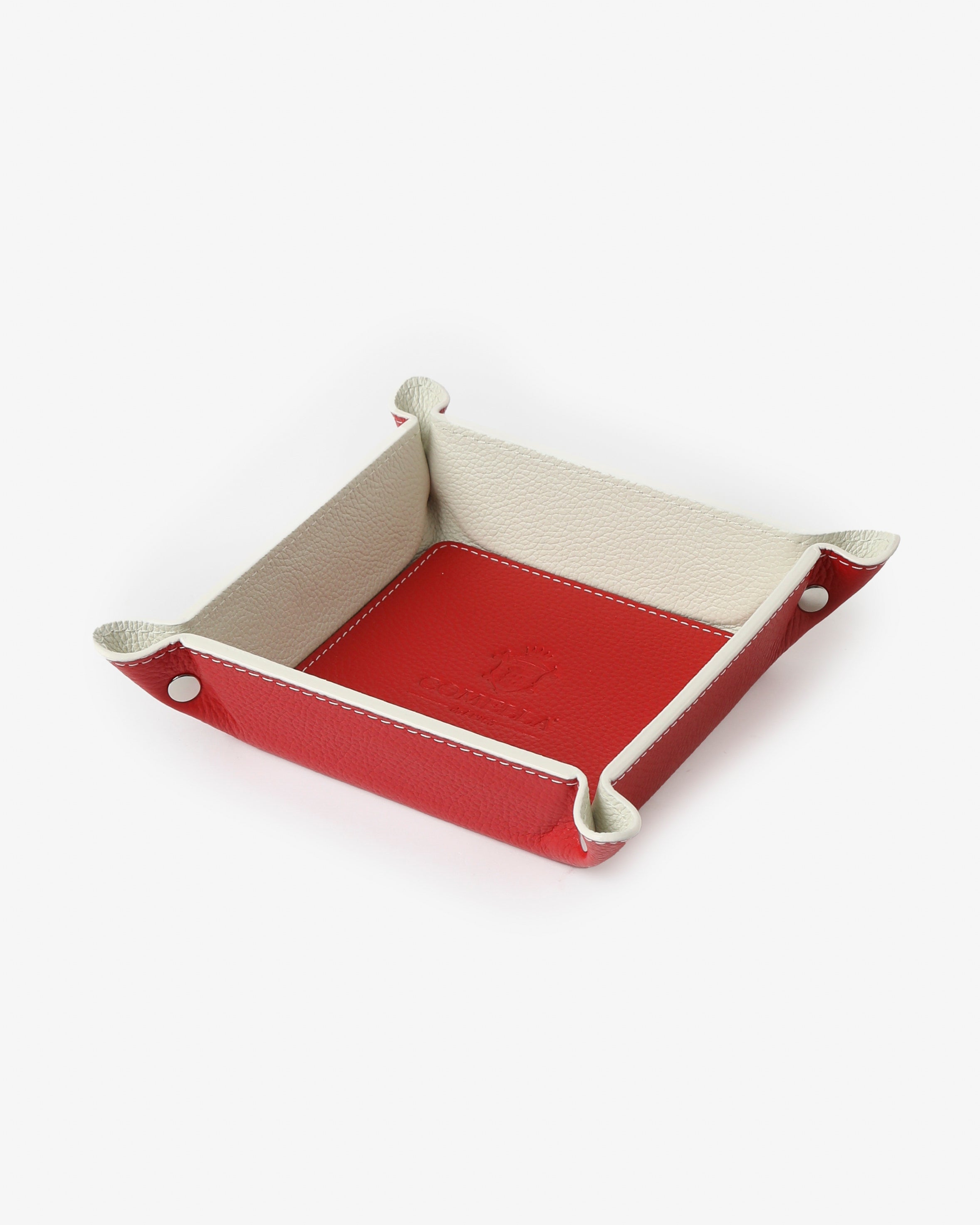 Svuota tasche in vera pelle - Rosso/Bianco