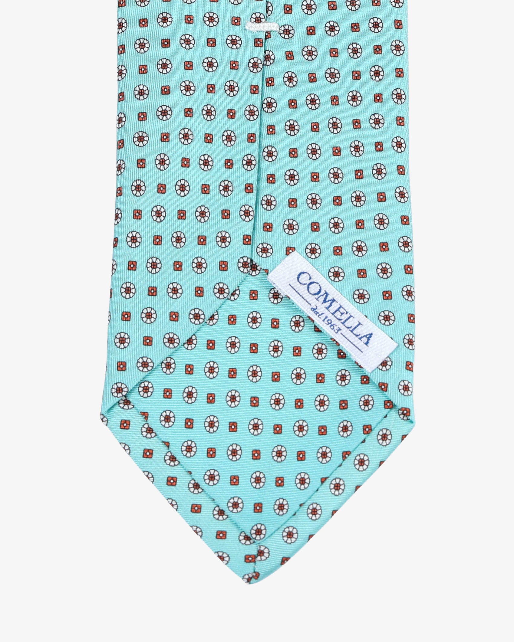 Cravatta con fantasia - Blu Marino - Comella Sartoria