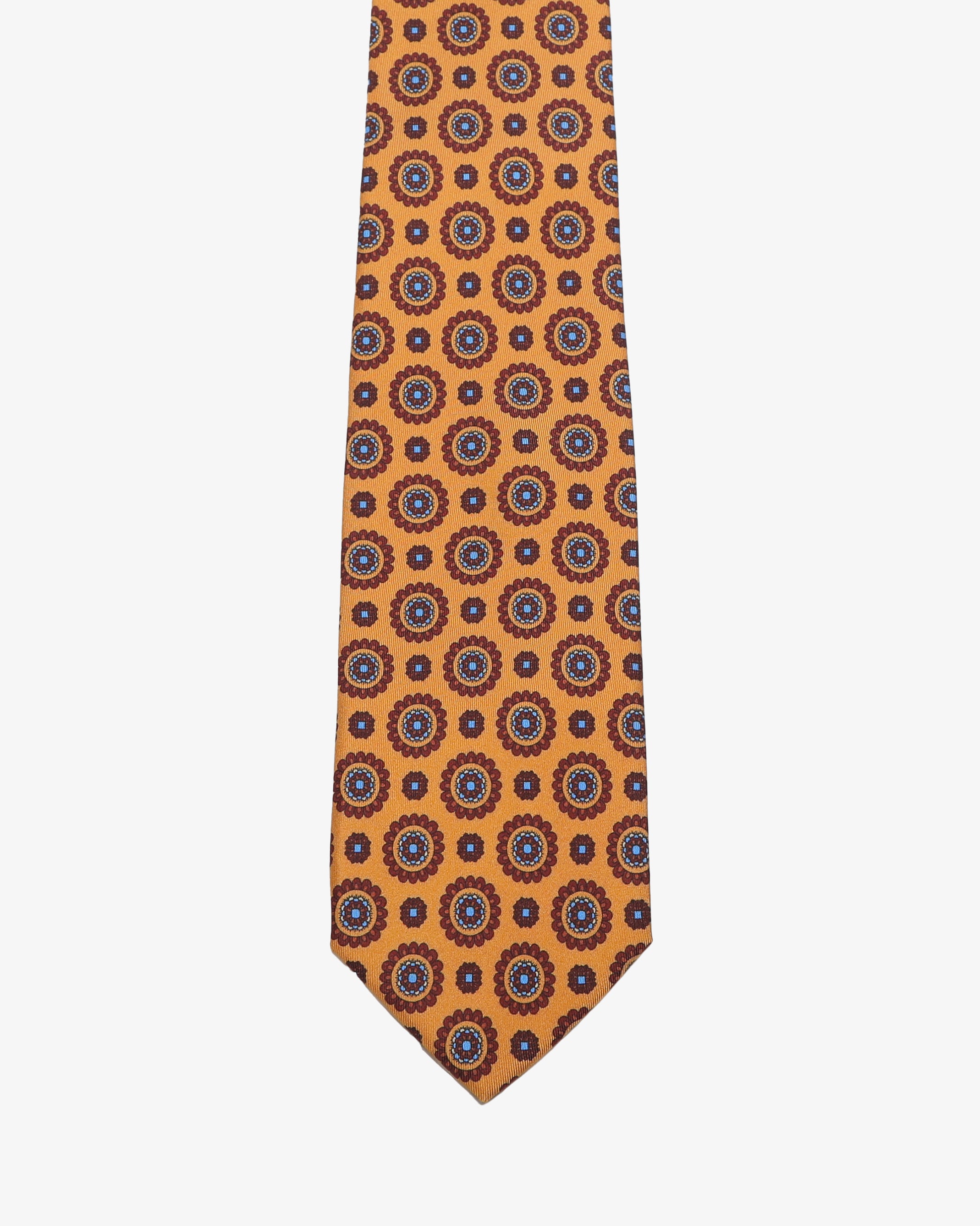 Cravatta con fantasia - Arancio