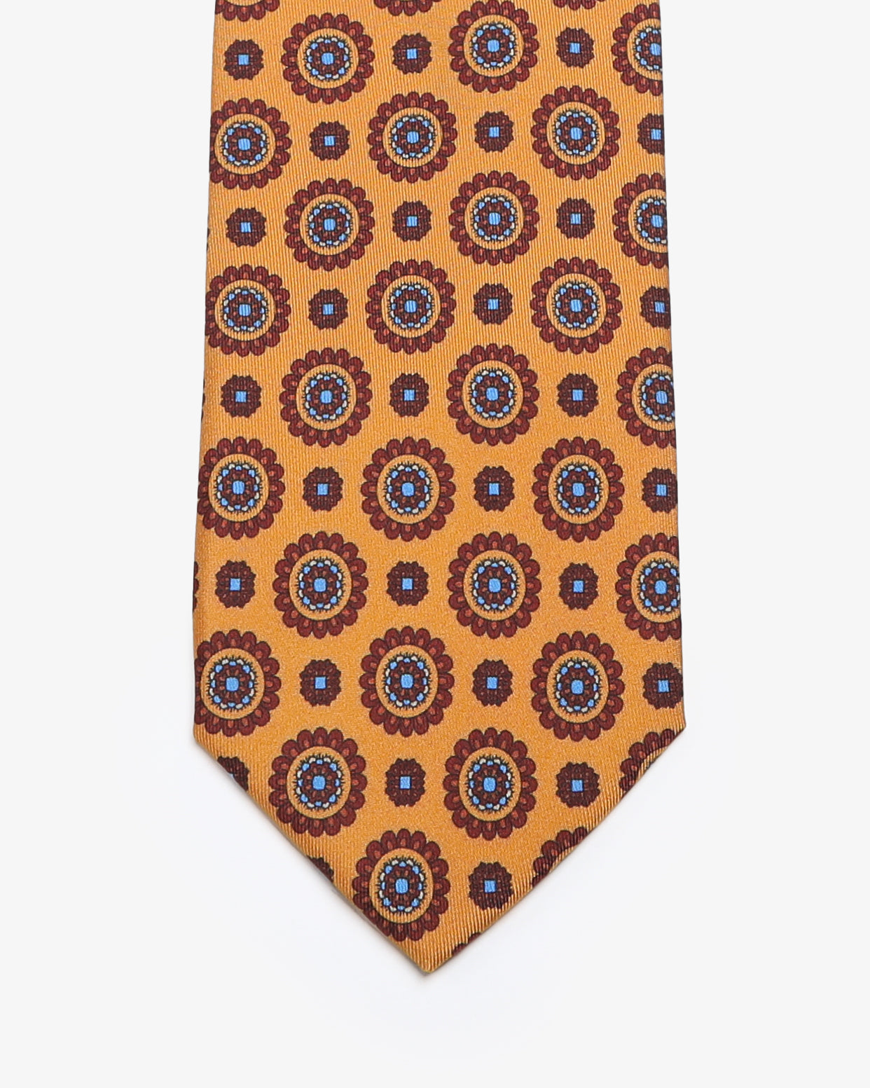 Cravatta con fantasia - Arancio
