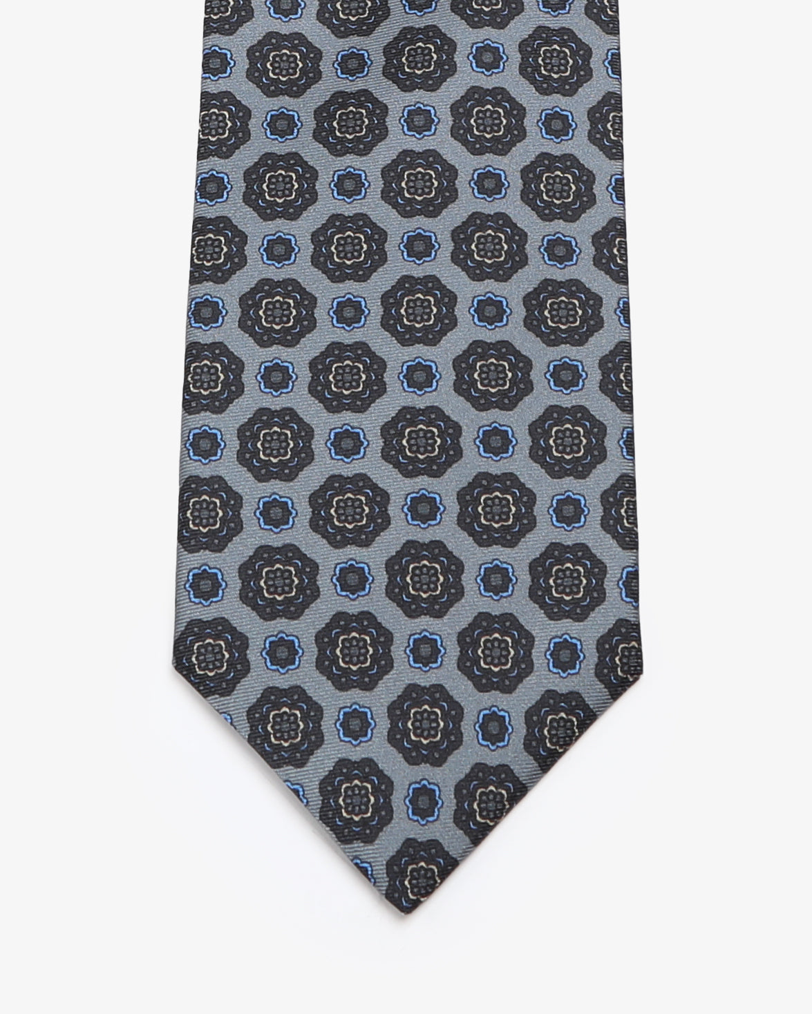 Cravatta con fantasia - Grigio