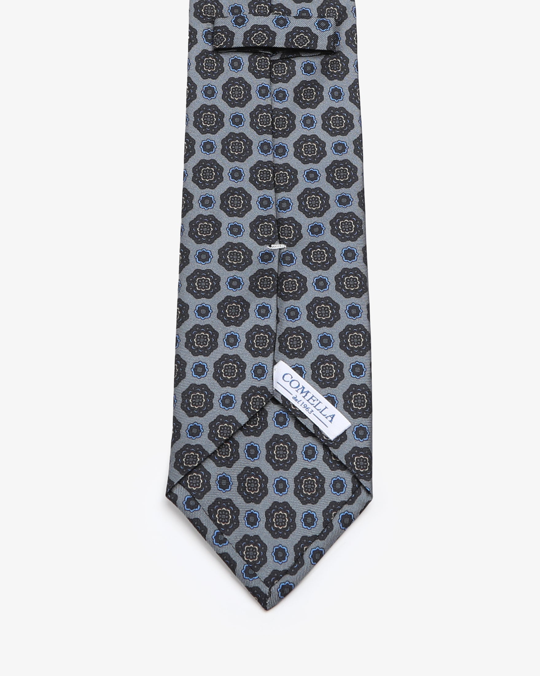 Cravatta con fantasia - Grigio
