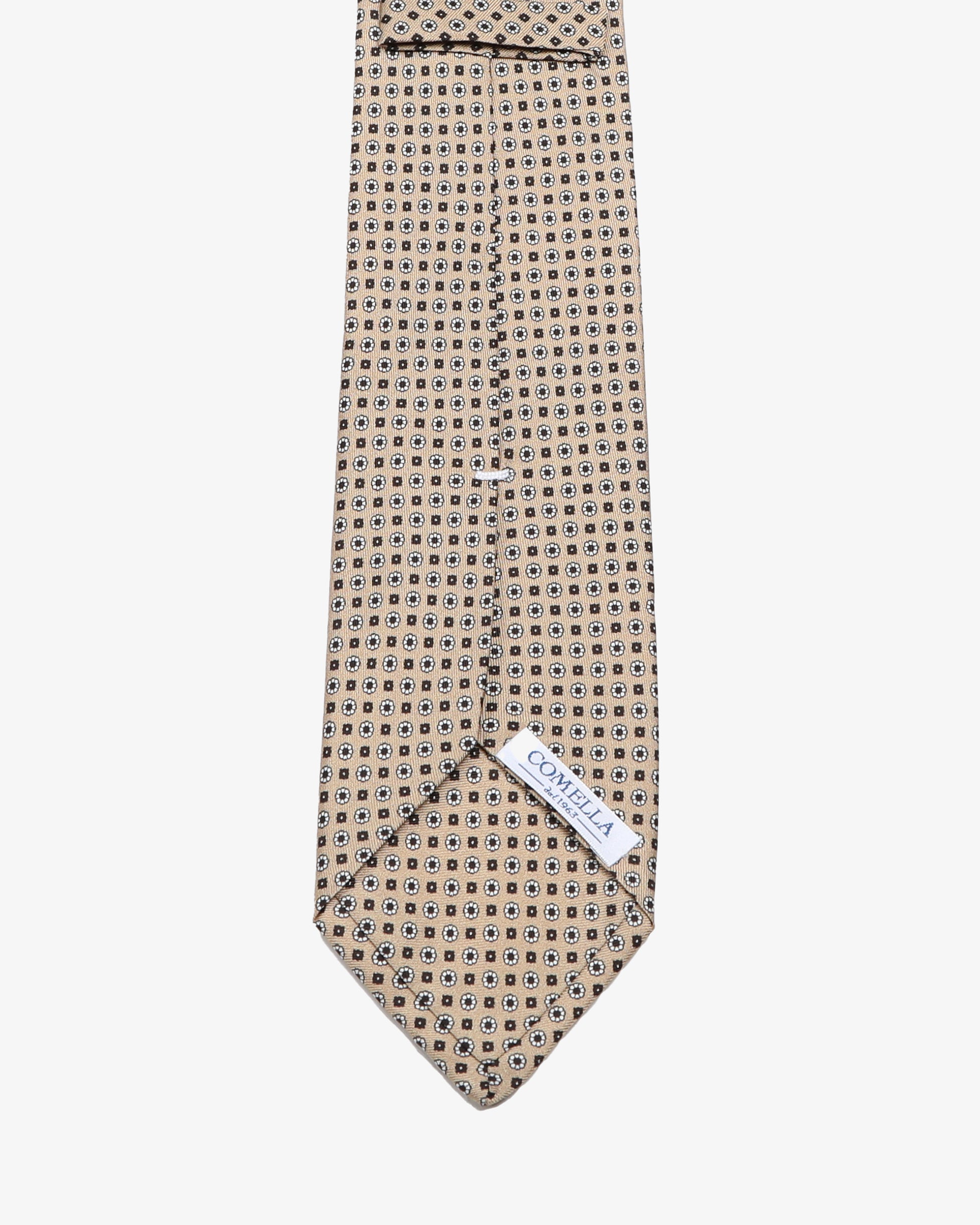 Cravatta con fantasia - Giallo