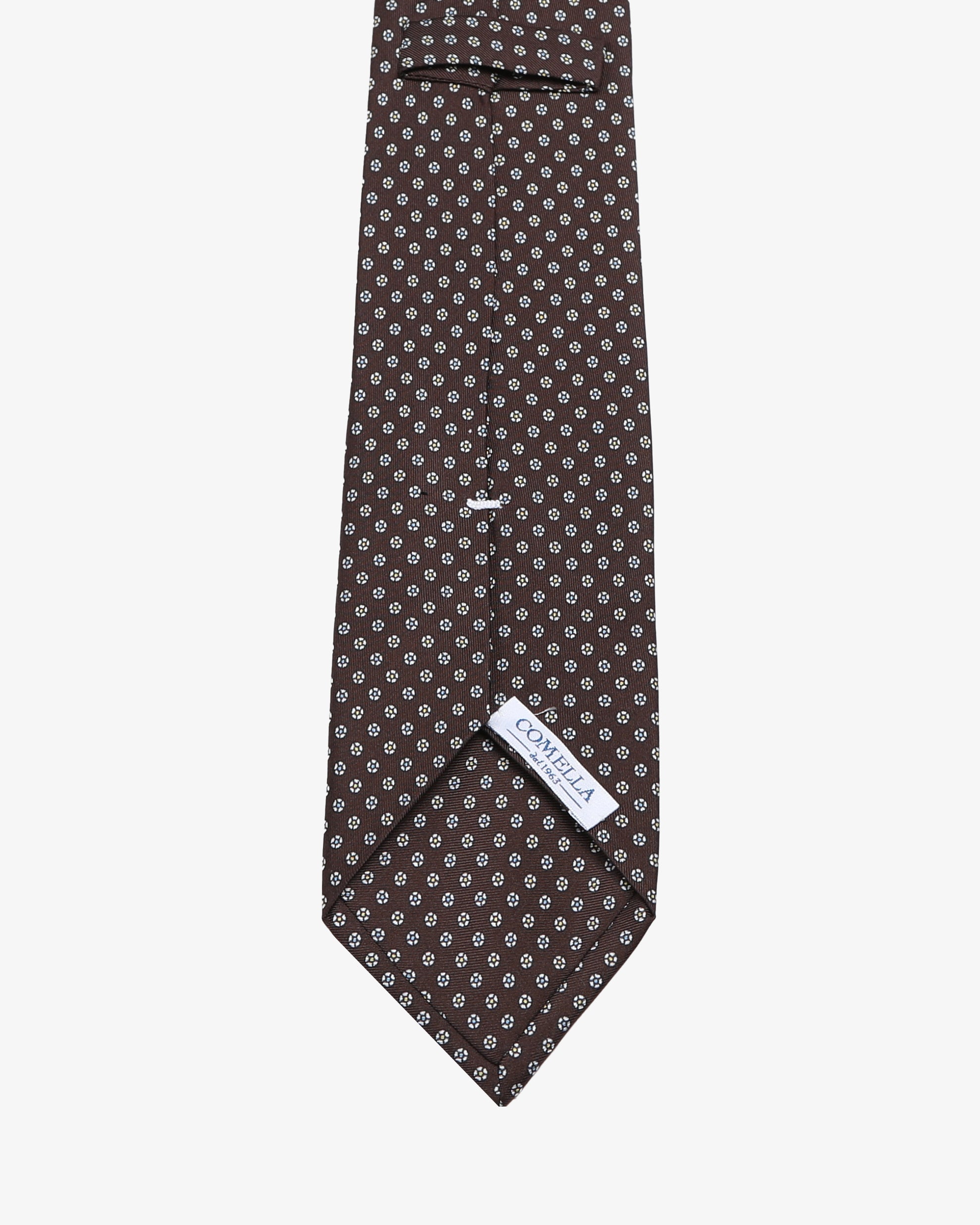 Cravatta con Fantasia - Marrone