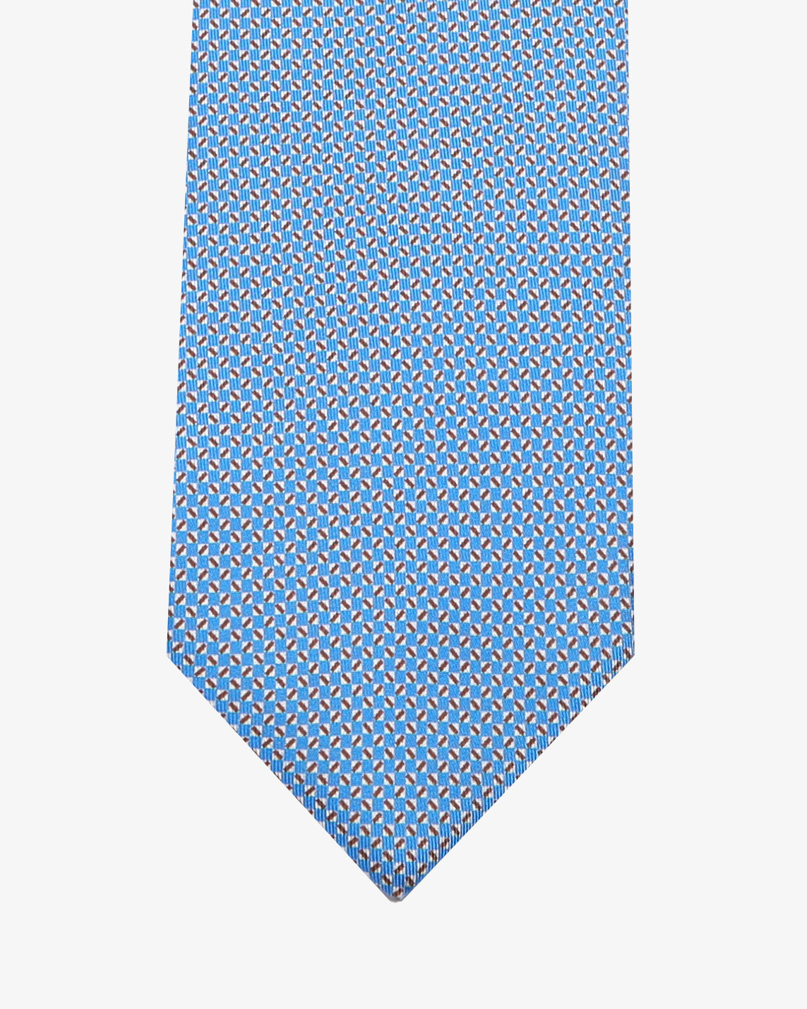 Cravatta con fantasia - Celeste
