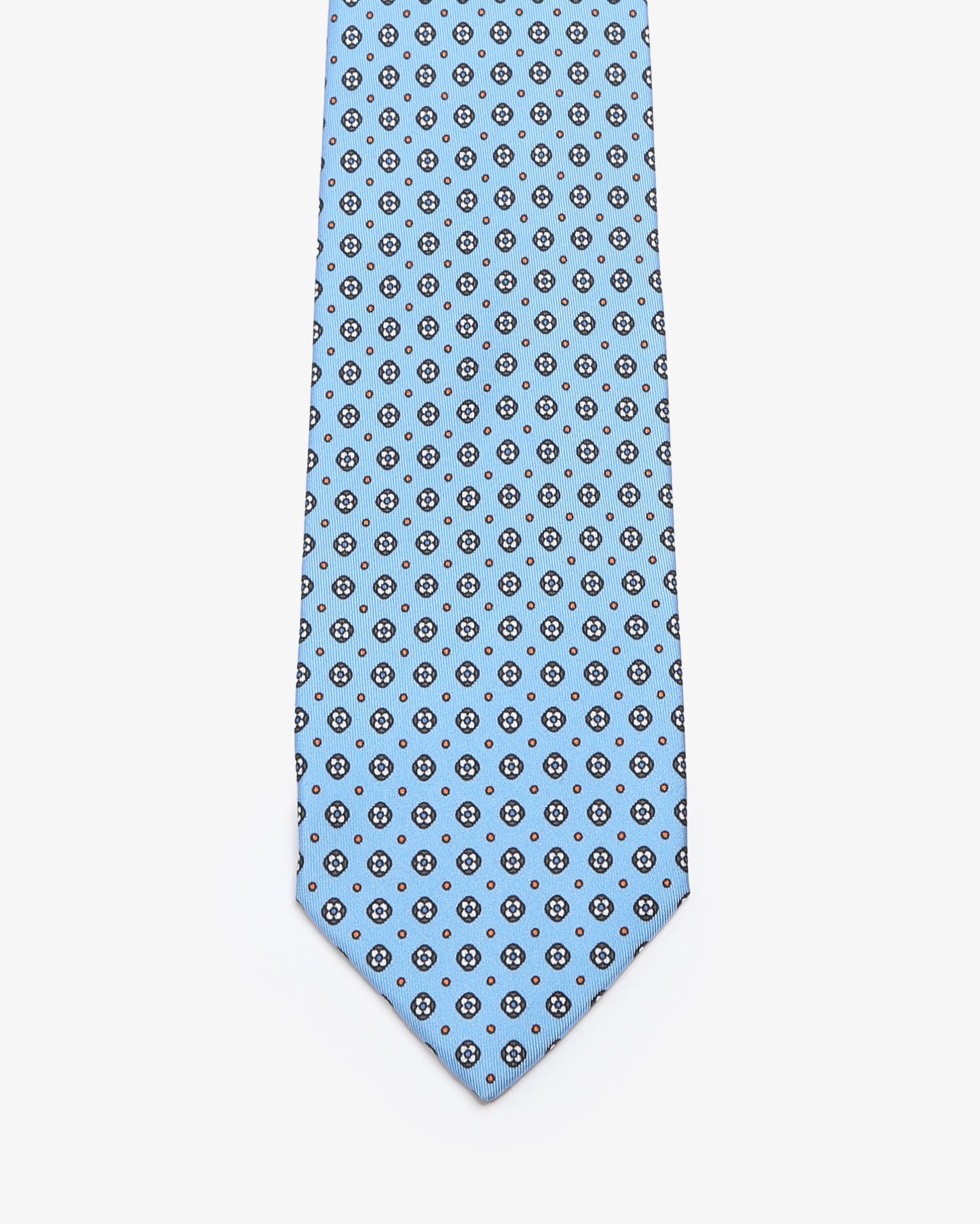 Cravatta con Fantasia - Celeste
