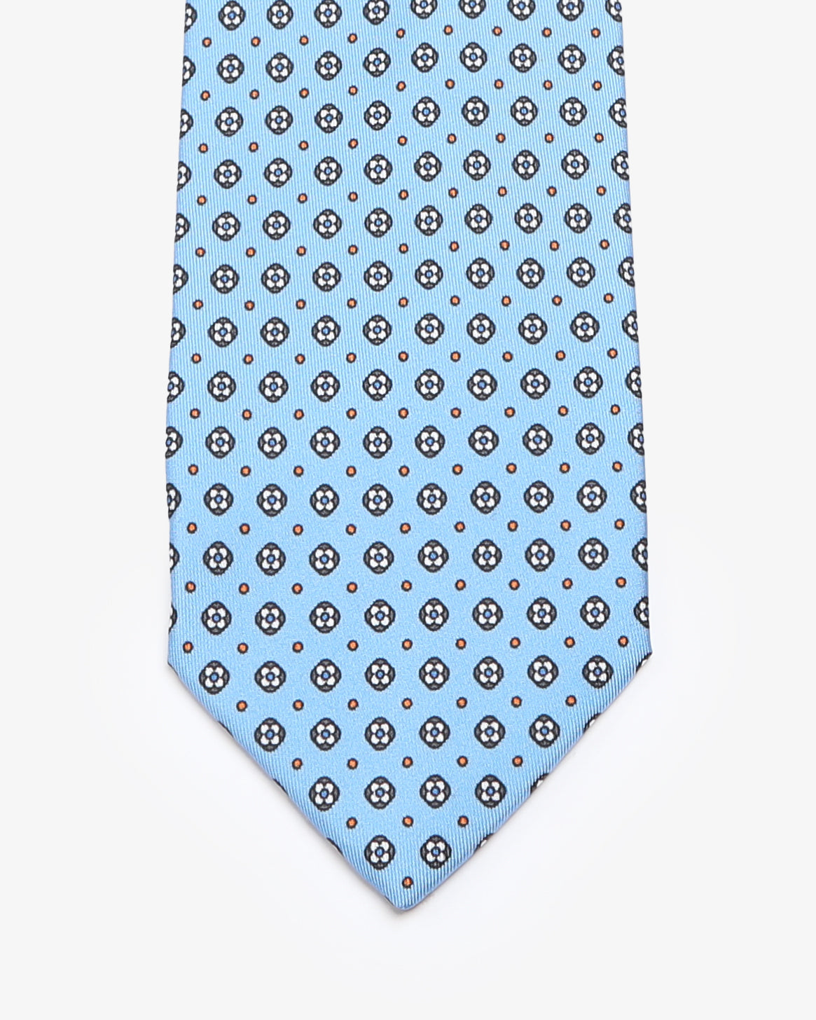 Cravatta con Fantasia - Celeste