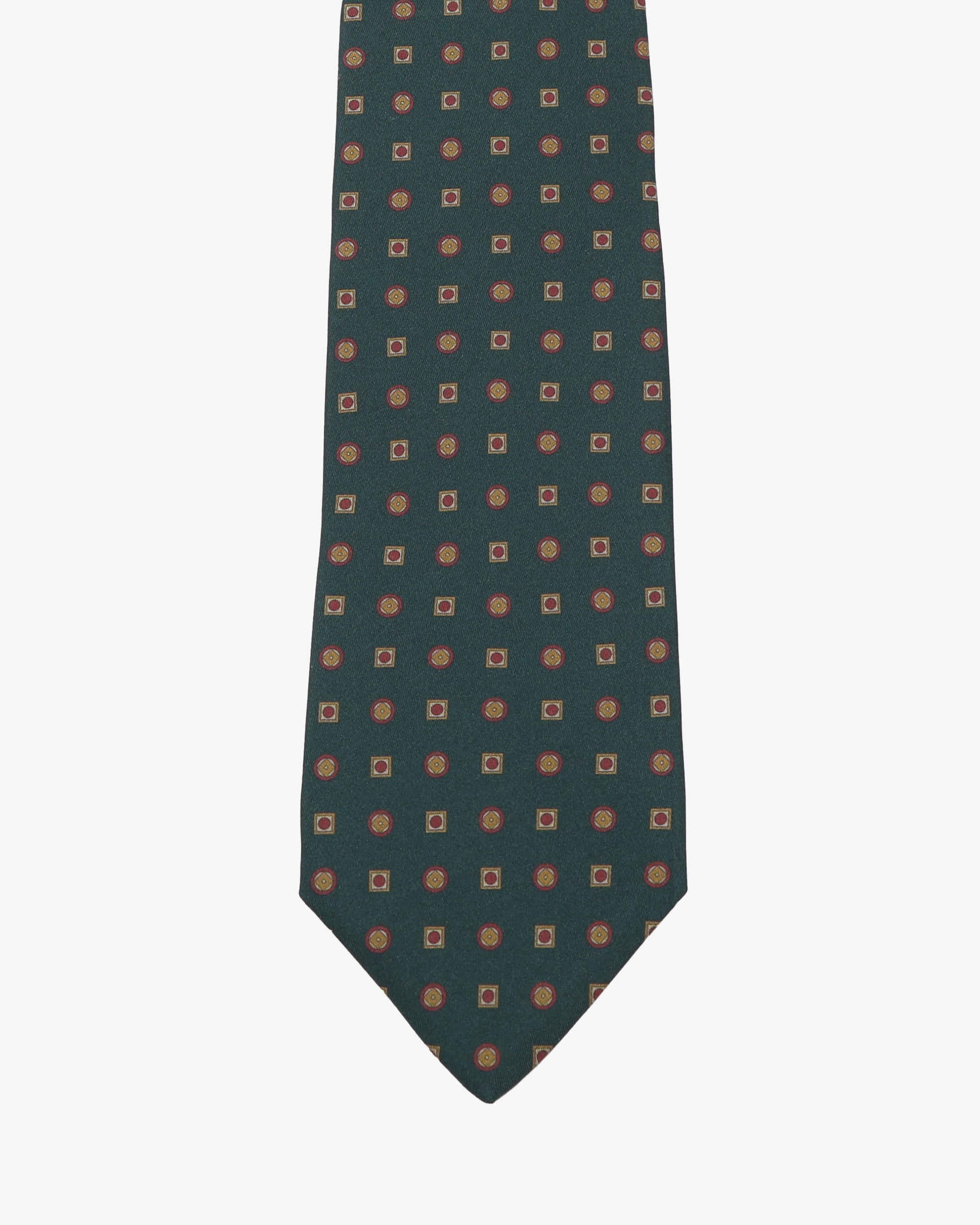 Cravatta sartoriale 5 pieghe - Verde