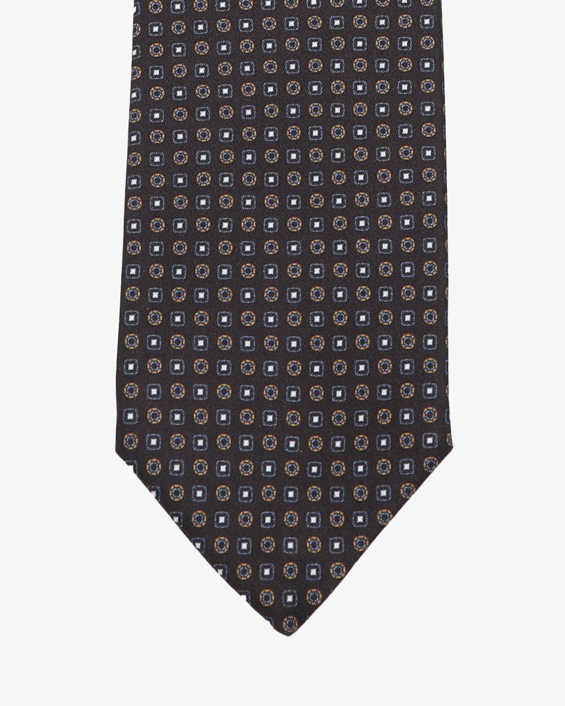 Cravatta sartoriale 7 pieghe - Marrone