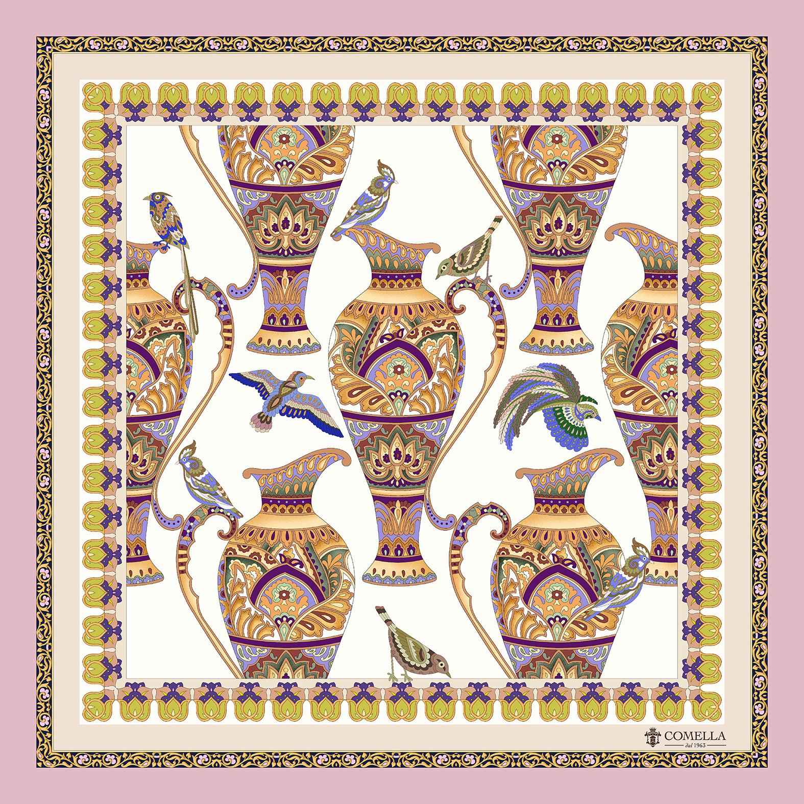 Foulard in Seta - Rosa