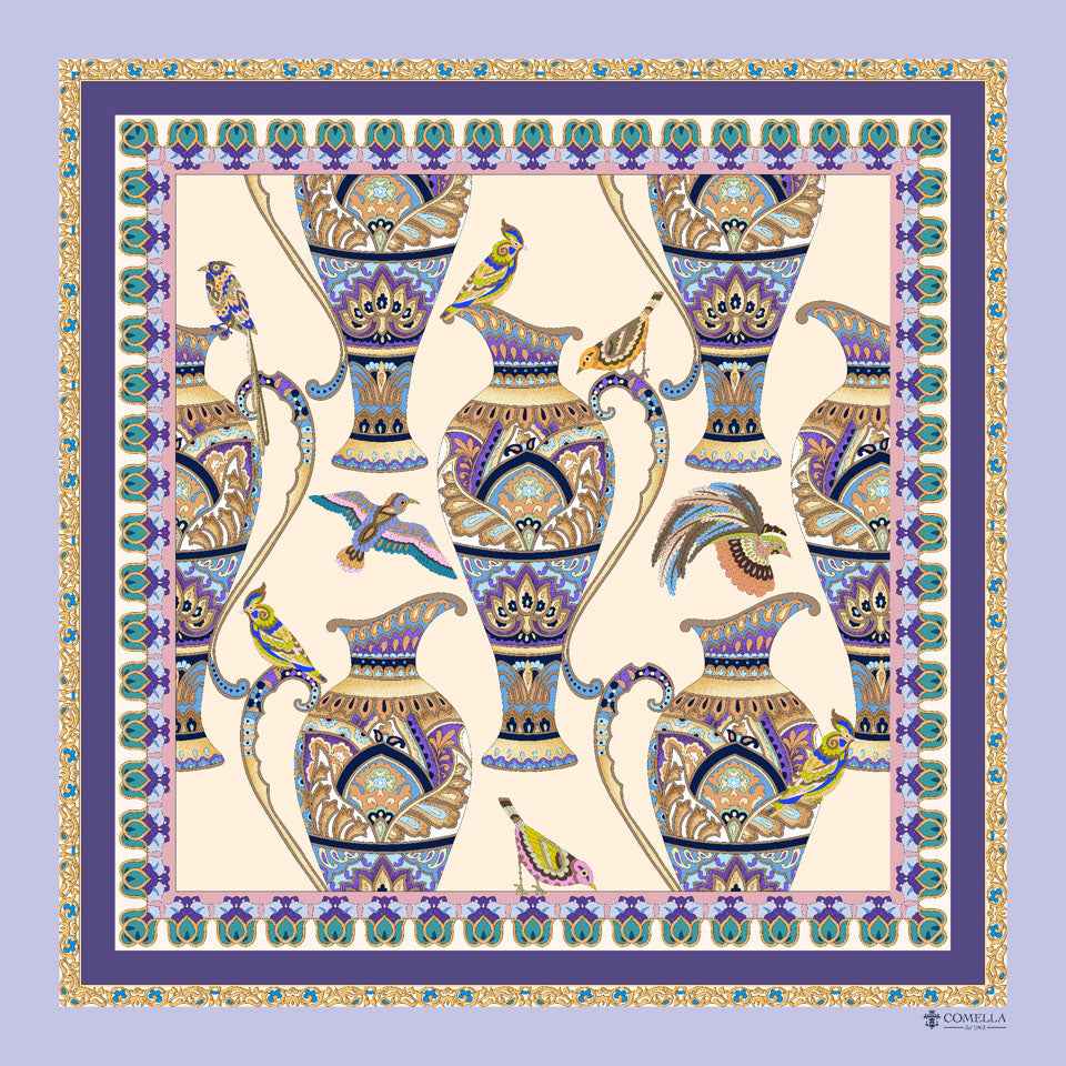 Foulard in Seta - Vasi Lilla