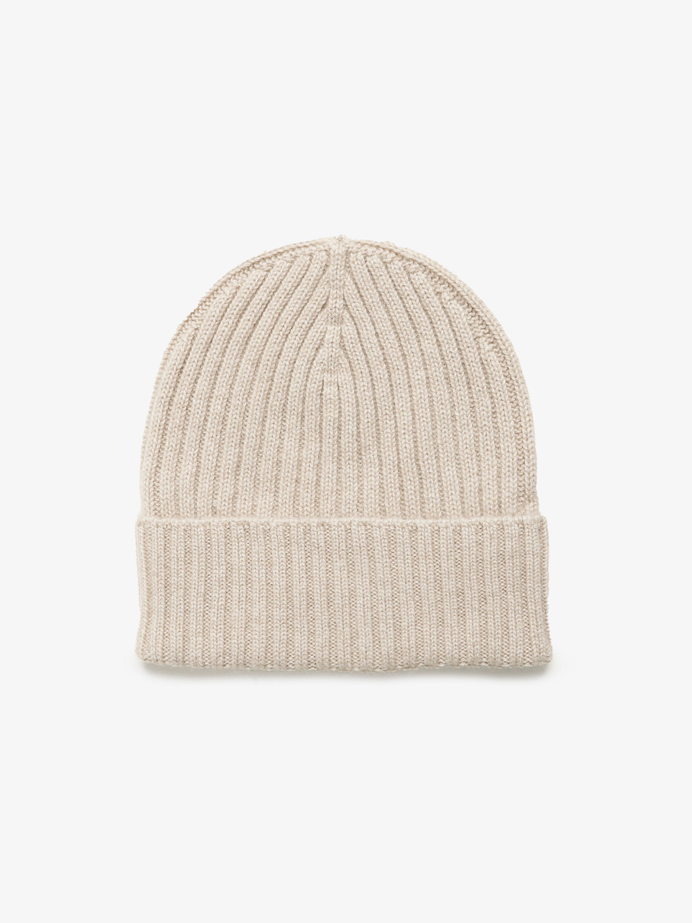 Cappello in Cashmere - Beige