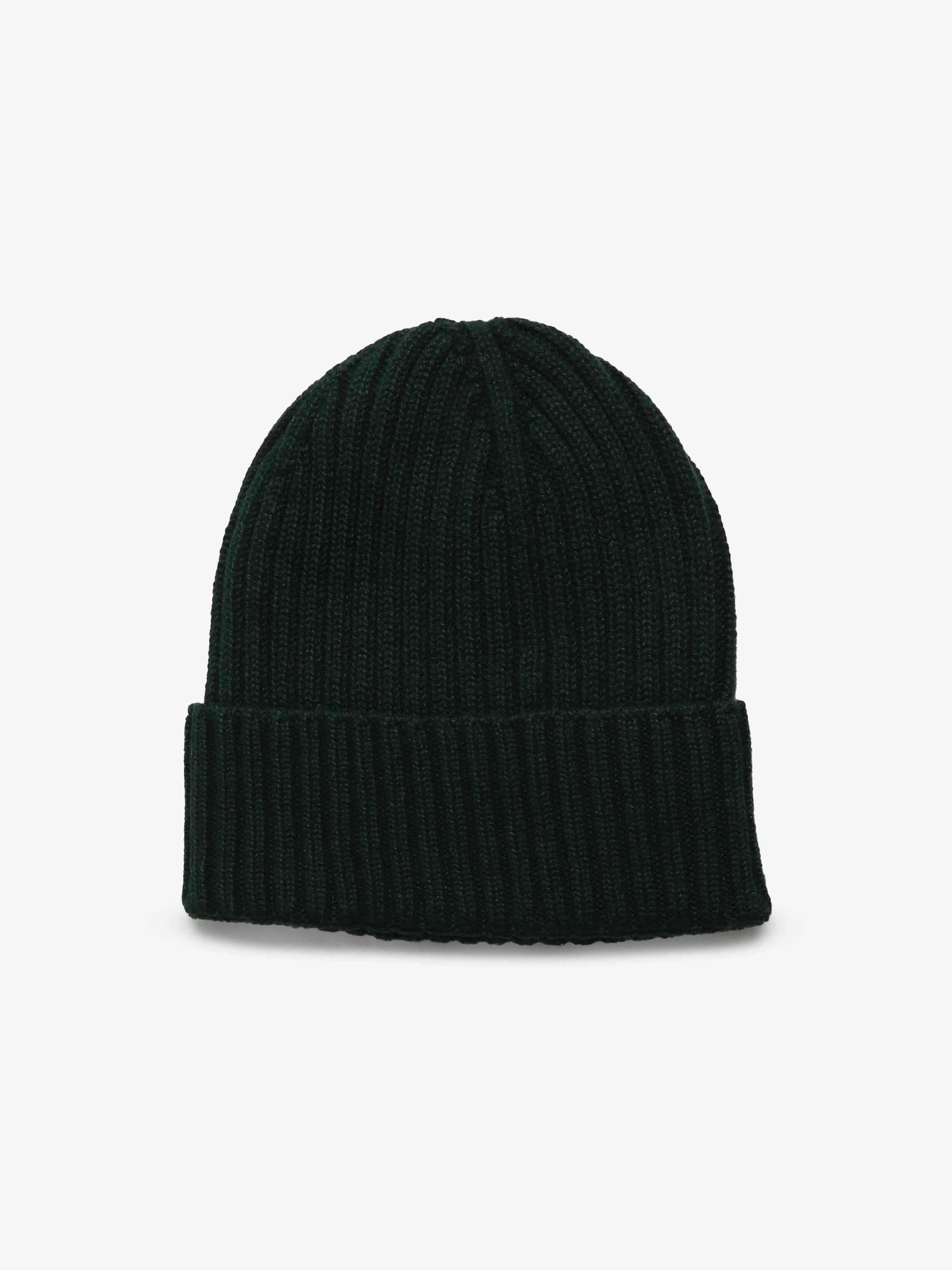 Cappello in Cashmere - Verde scuro - Comella Sartoria