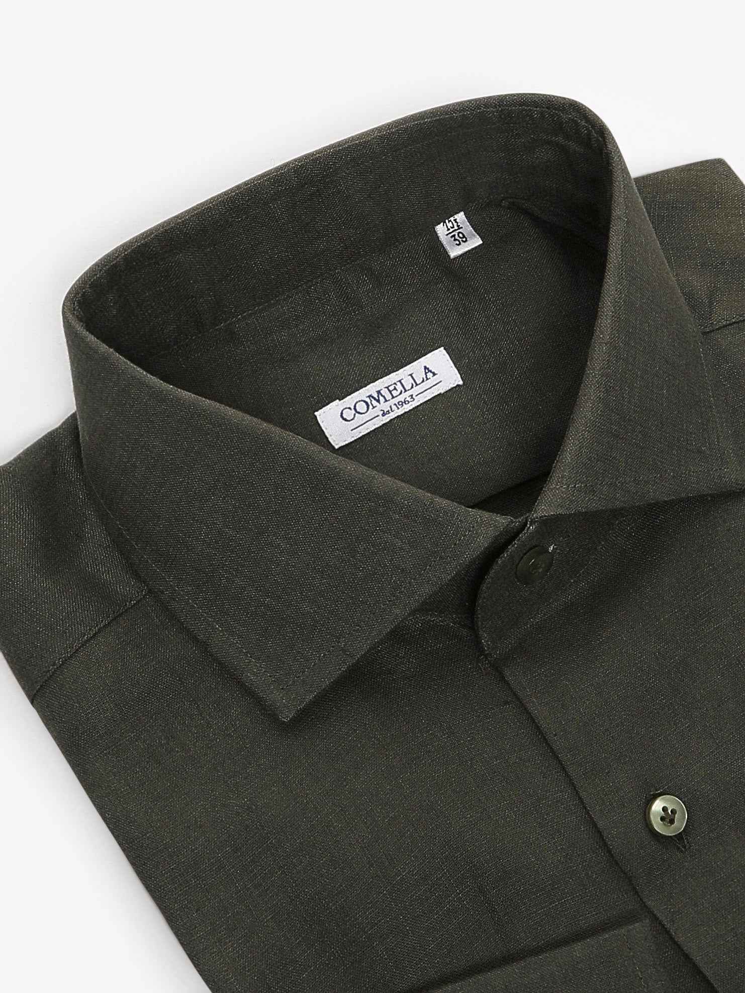 Camicia in Lino - Verde