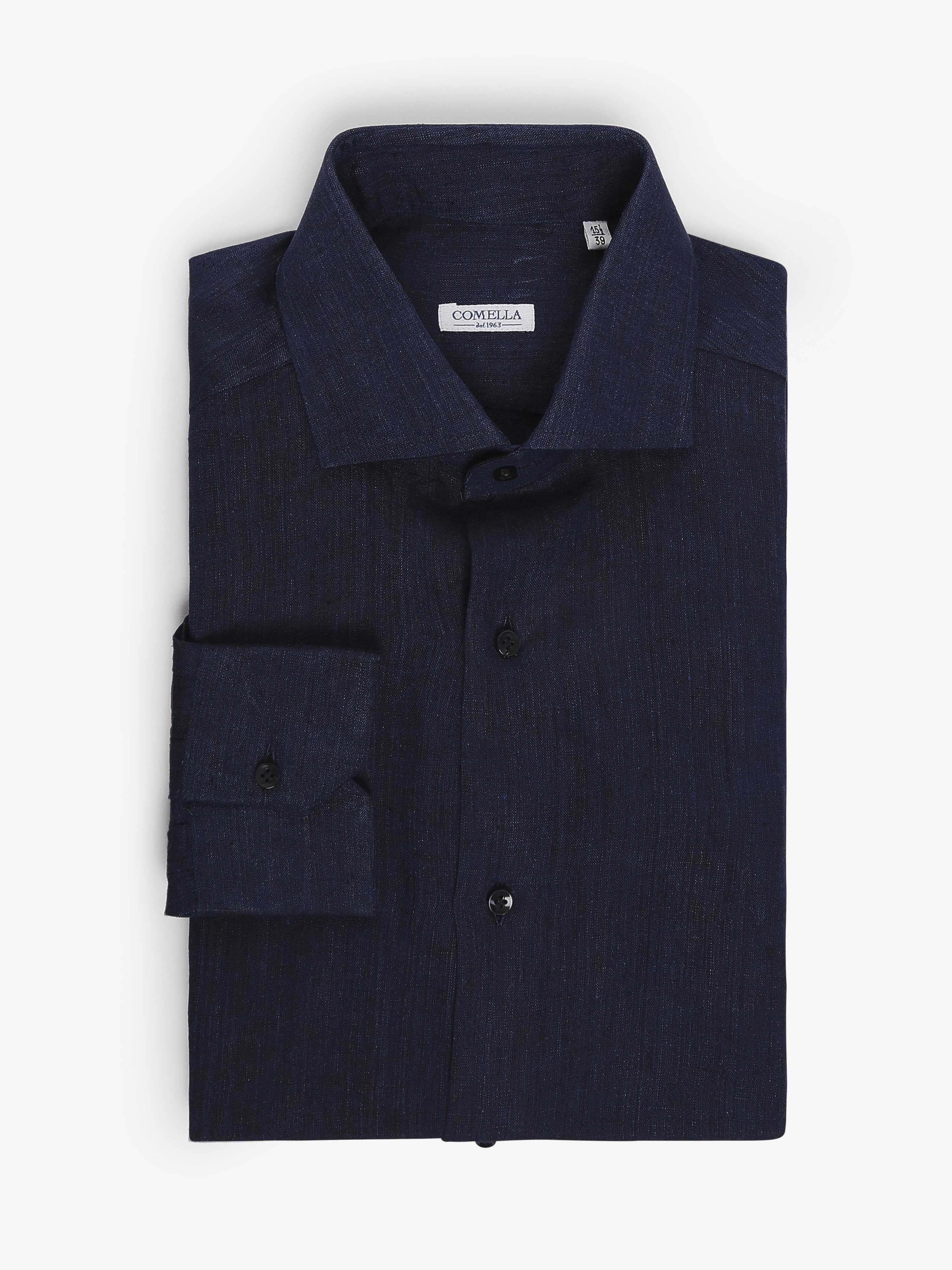 Camicia in Lino - Blu