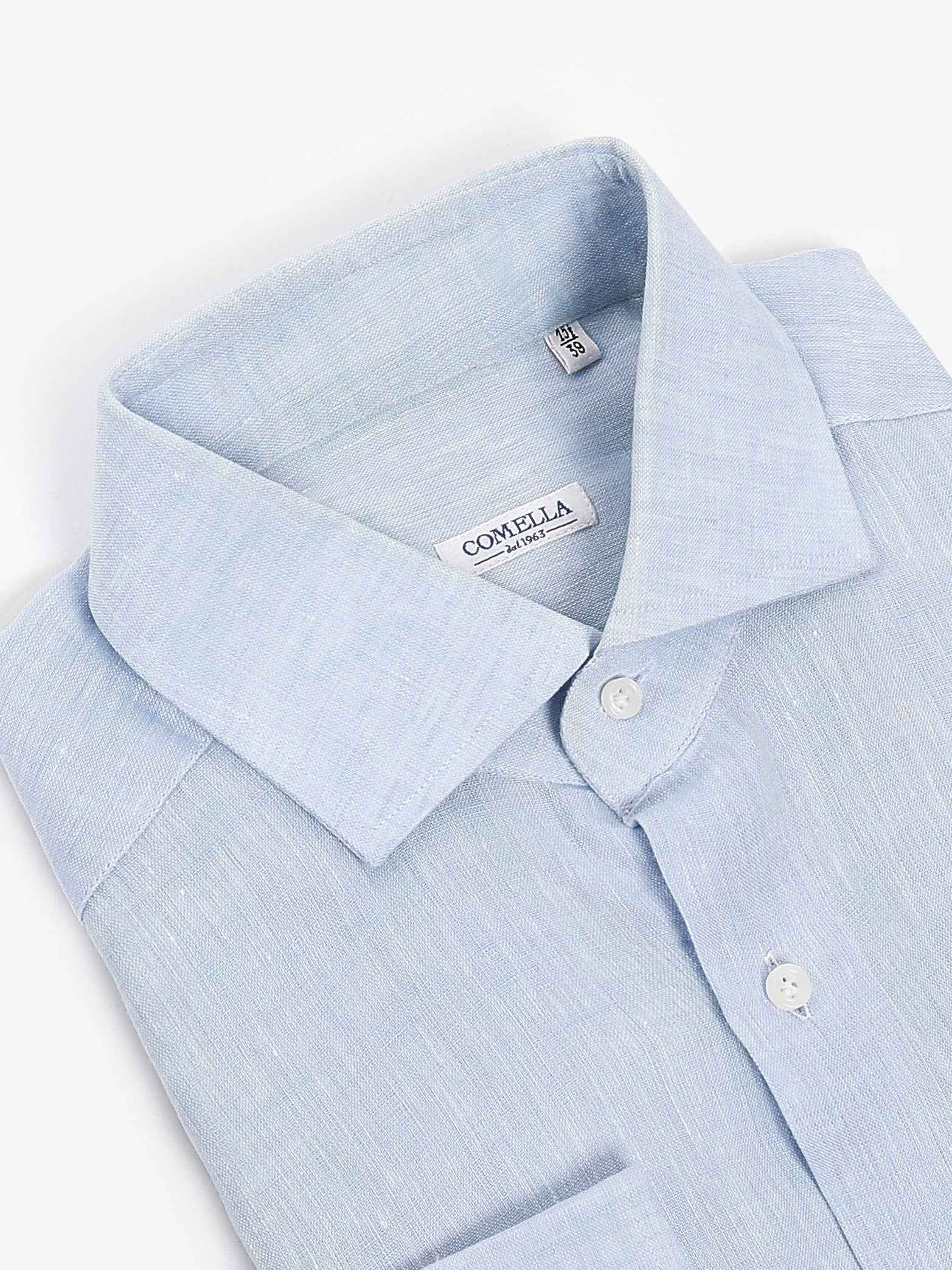 Camicia in Lino - Azzurra
