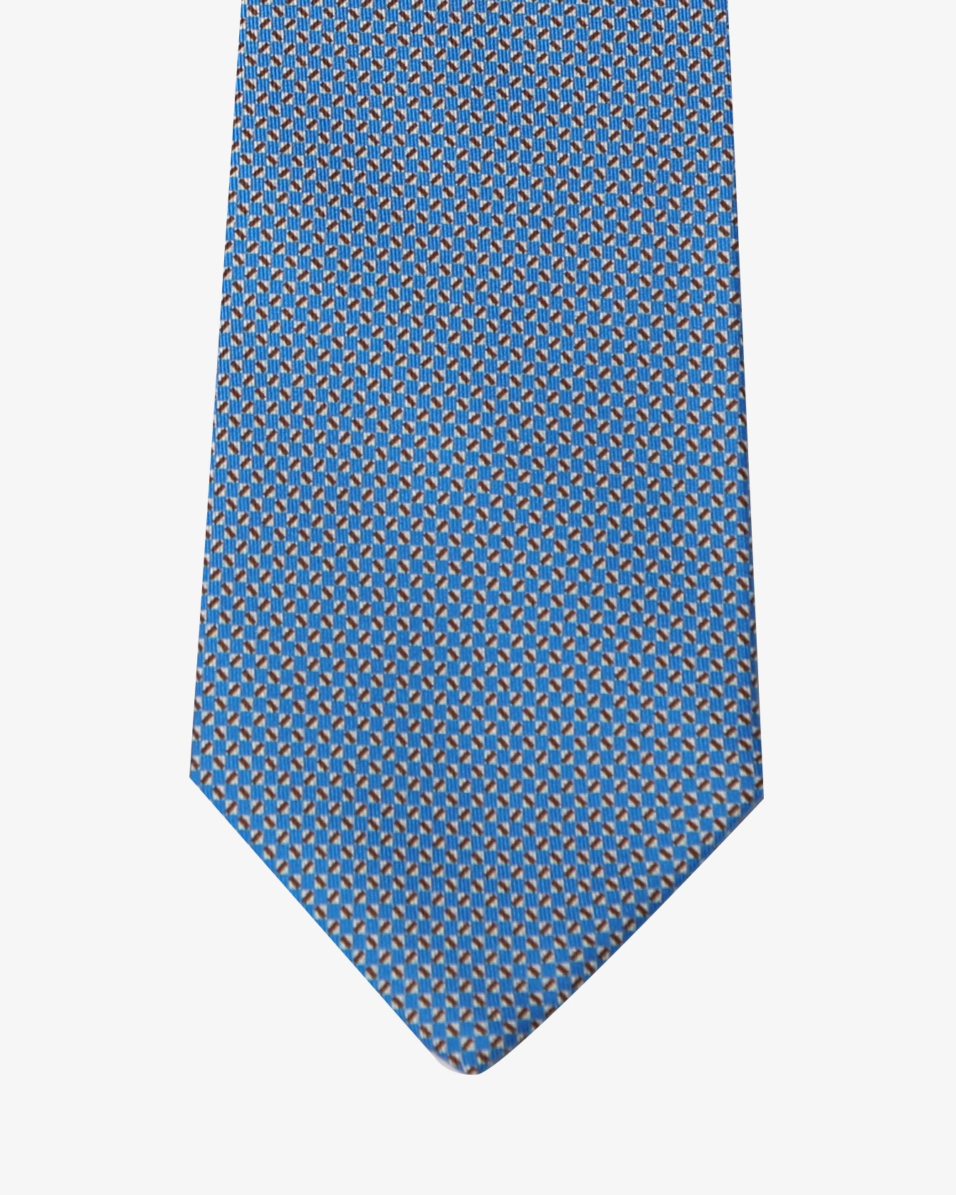 Cravatta con fantasia - Celeste