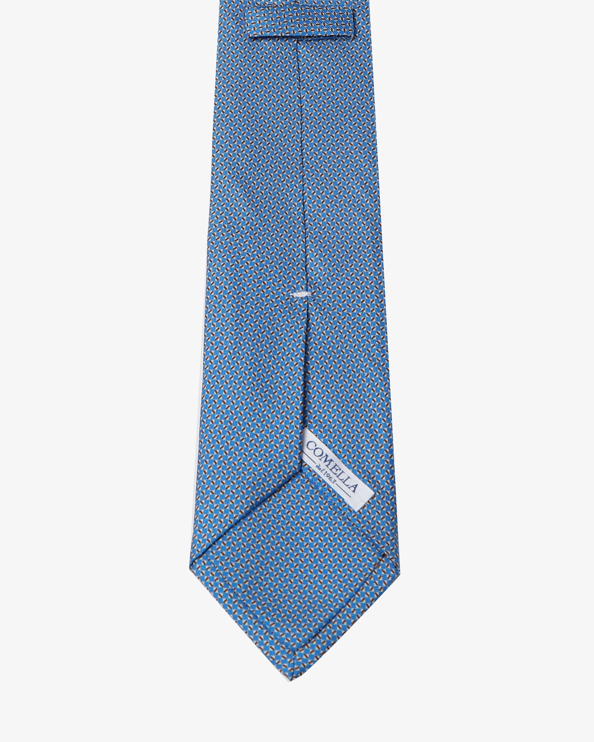 Cravatta con fantasia - Celeste