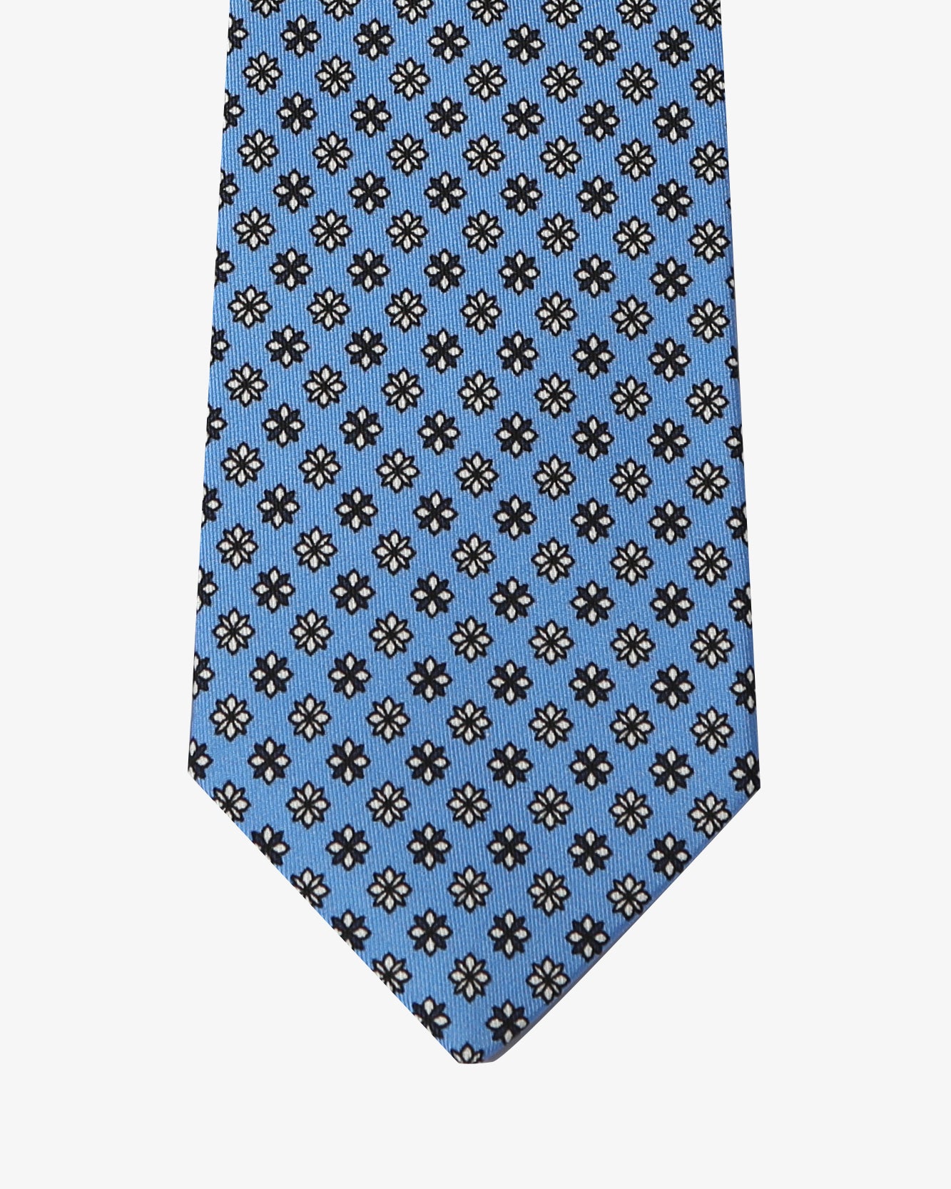 Cravatta con fantasia - Celeste