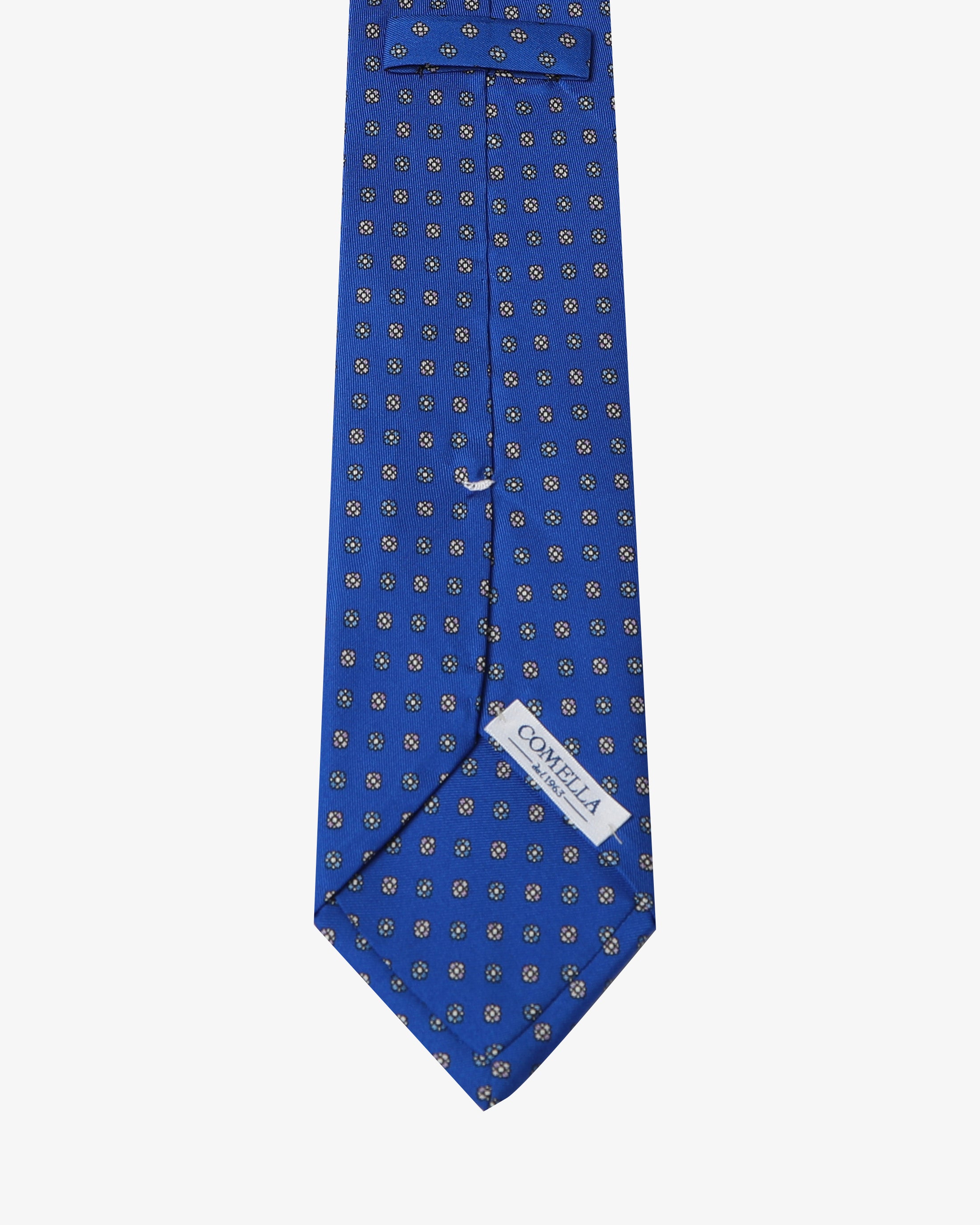 Cravatta con fantasia - Blu
