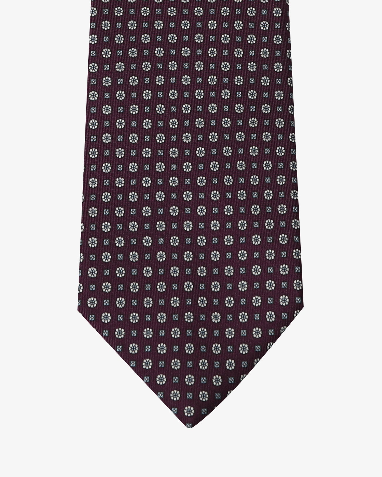 Cravatta con fantasia - Marrone