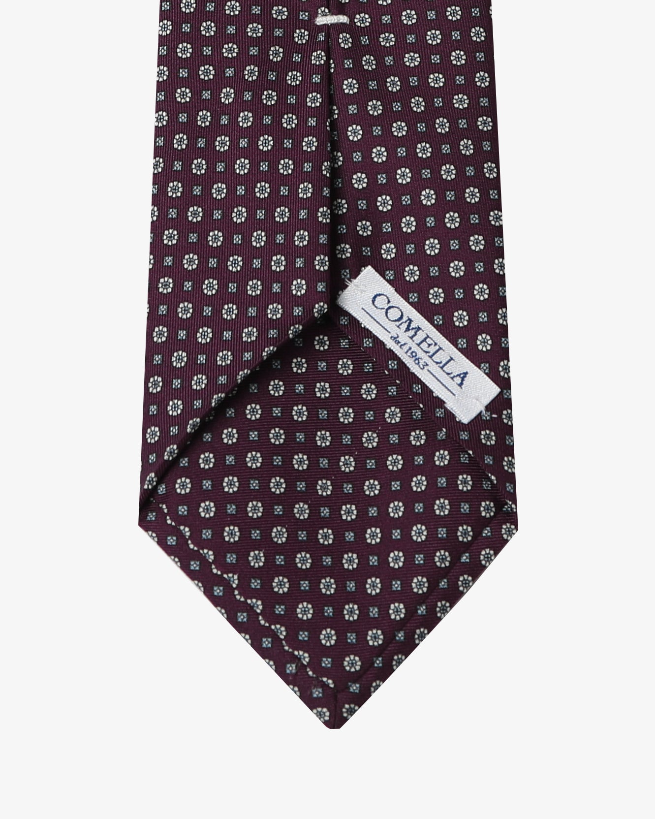 Cravatta con fantasia - Marrone