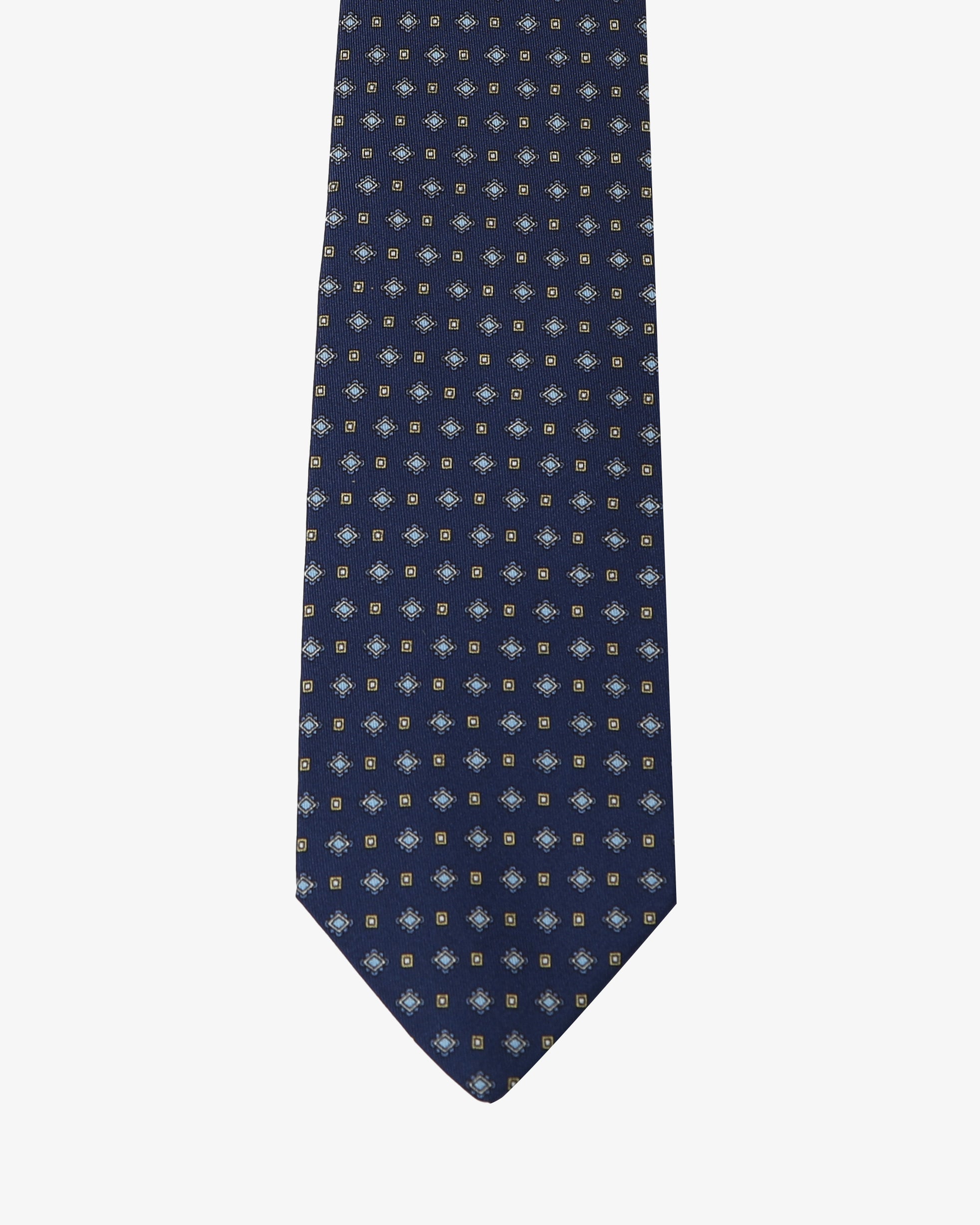 Cravatta con fantasia - Blu