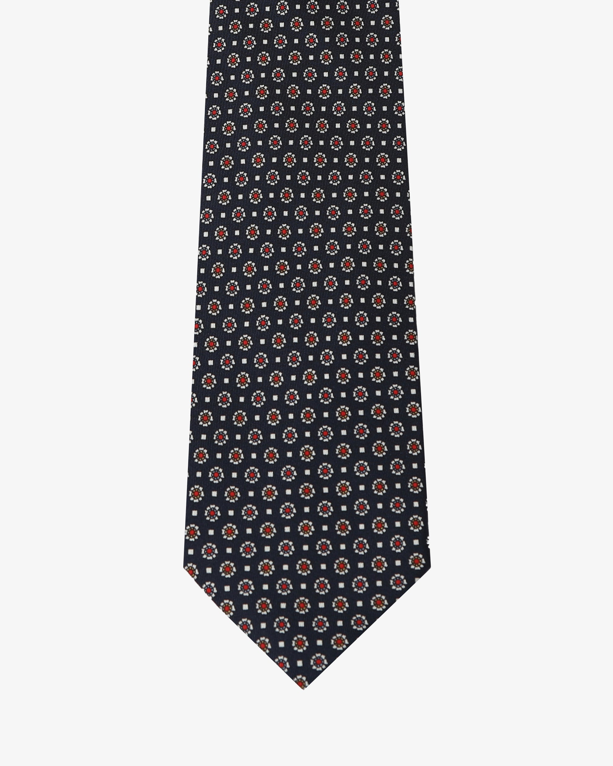 Cravatta con fantasia - Nero