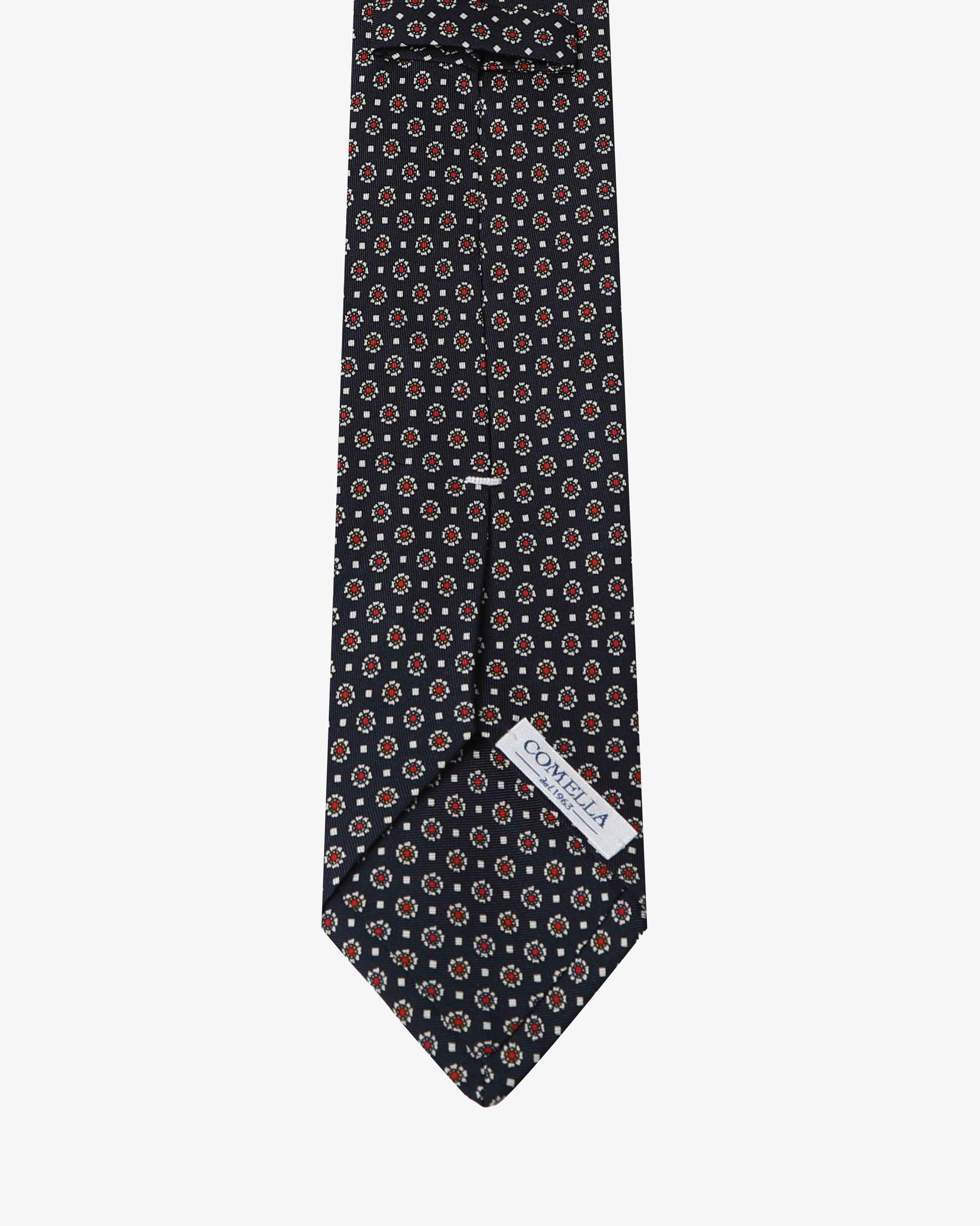 Cravatta con fantasia - Nero