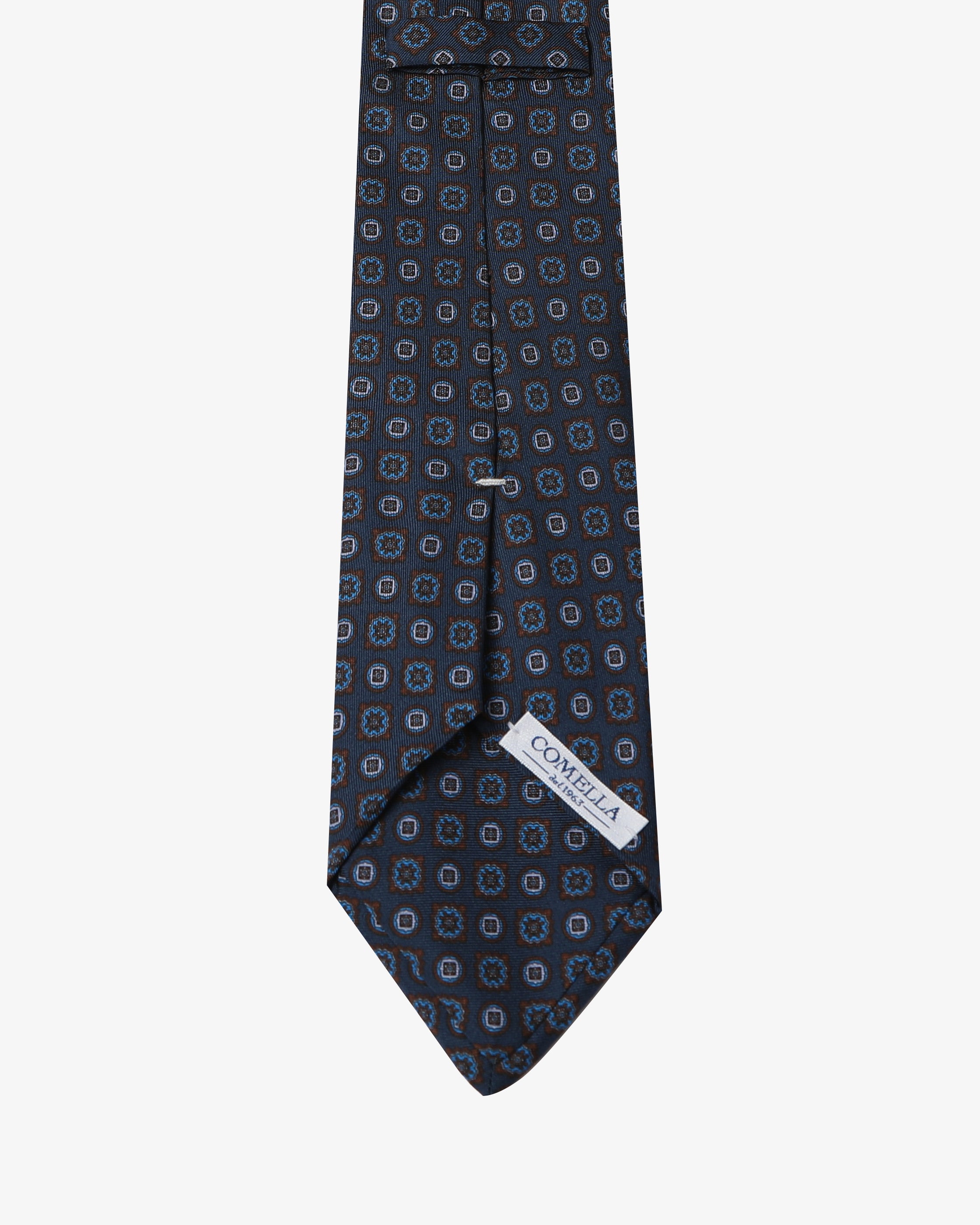 Cravatta con fantasia - Blu
