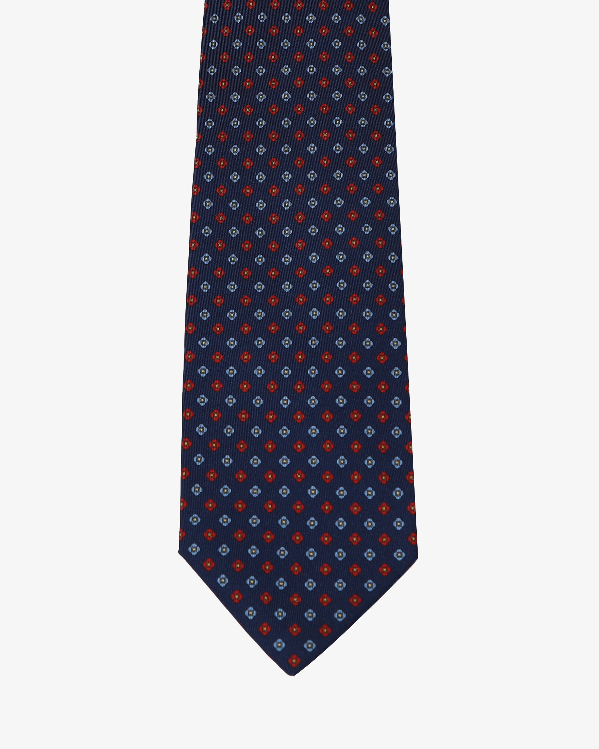 Cravatta con fantasia - Blu