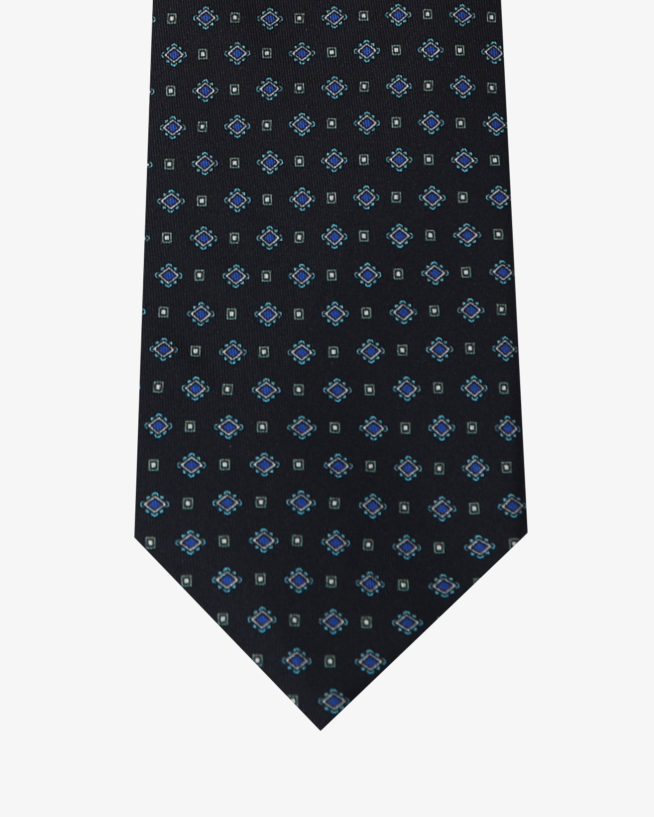 Cravatta con fantasia - Nero