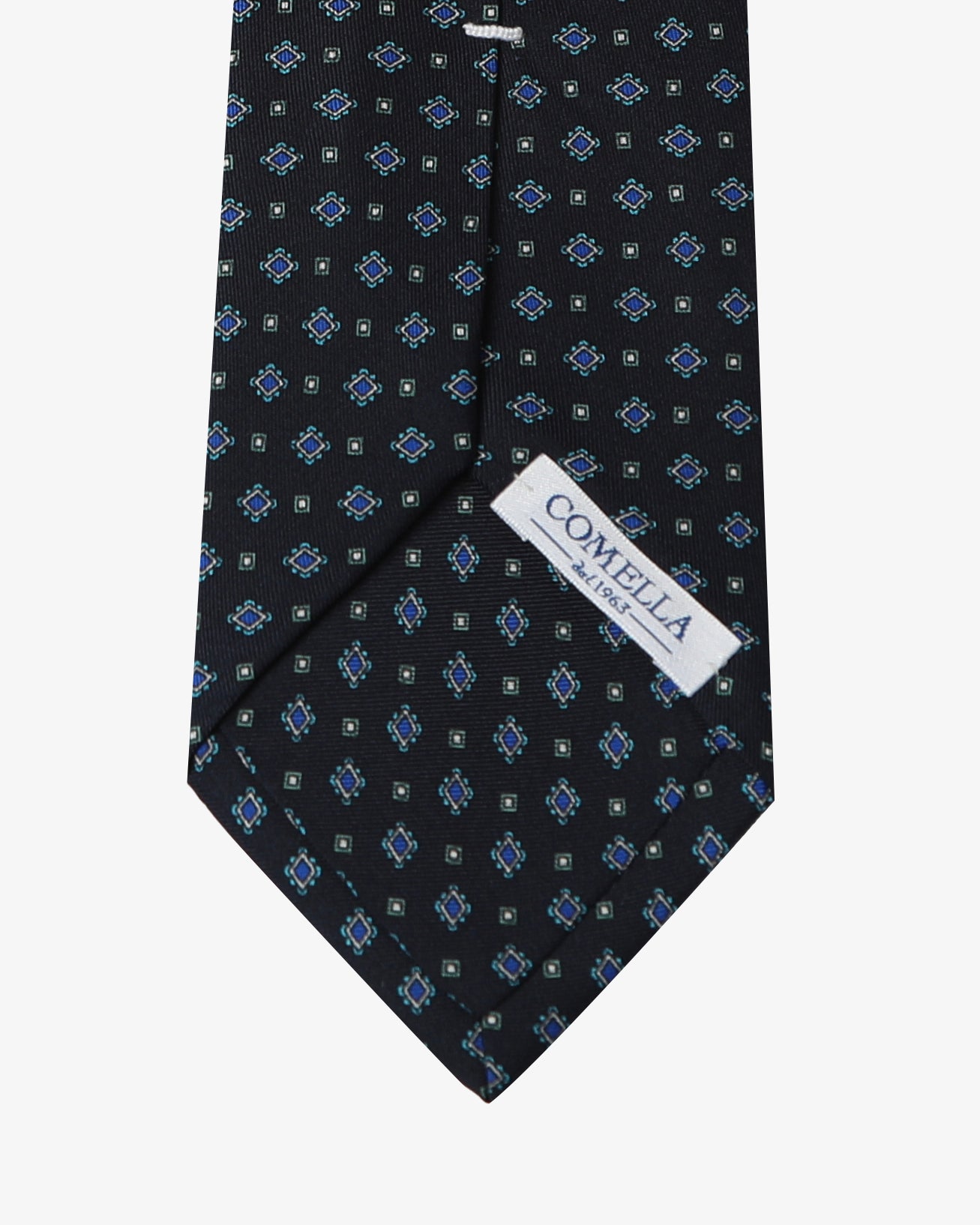 Cravatta con fantasia - Nero