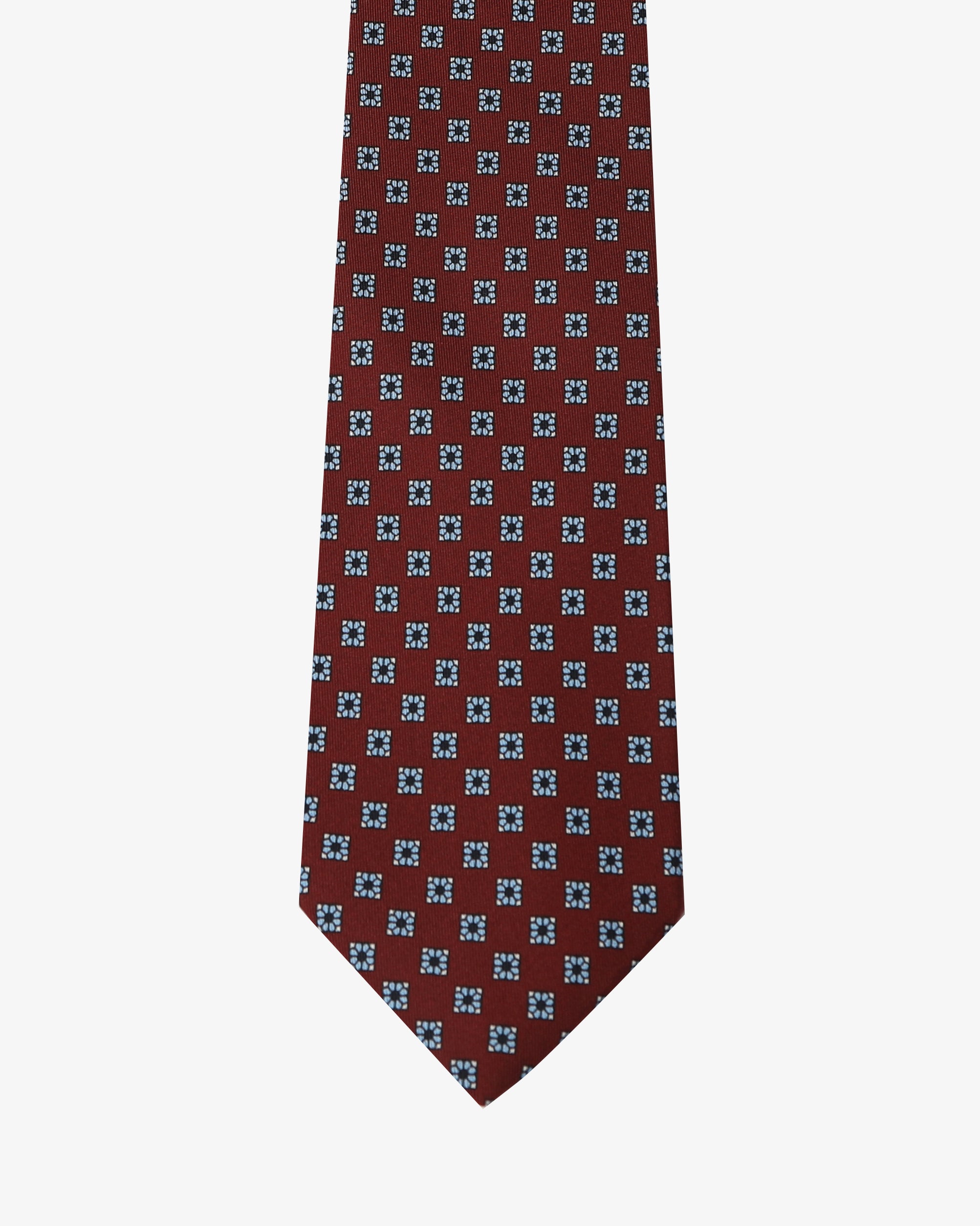 Cravatta con fantasia - Rosso