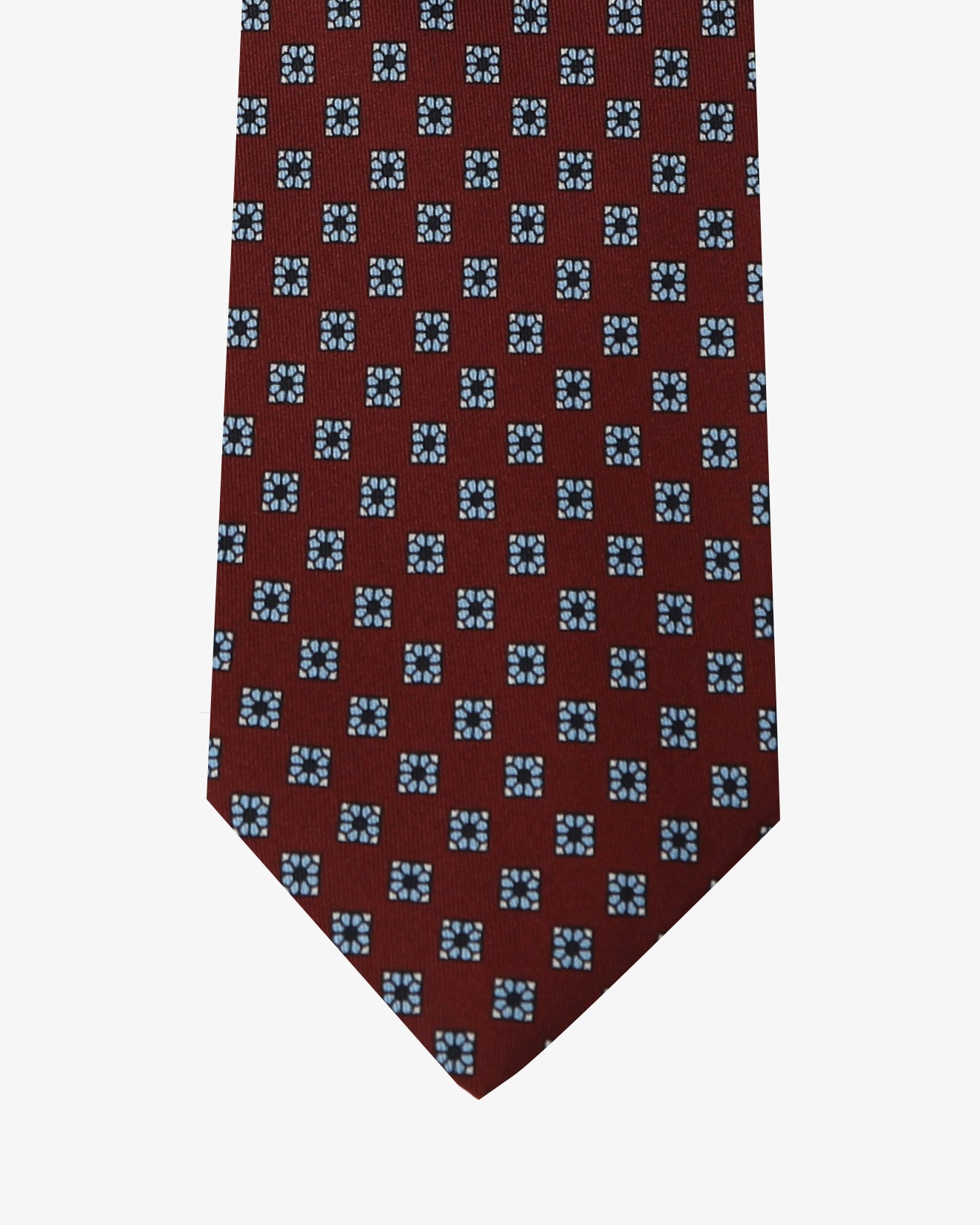 Cravatta con fantasia - Rosso