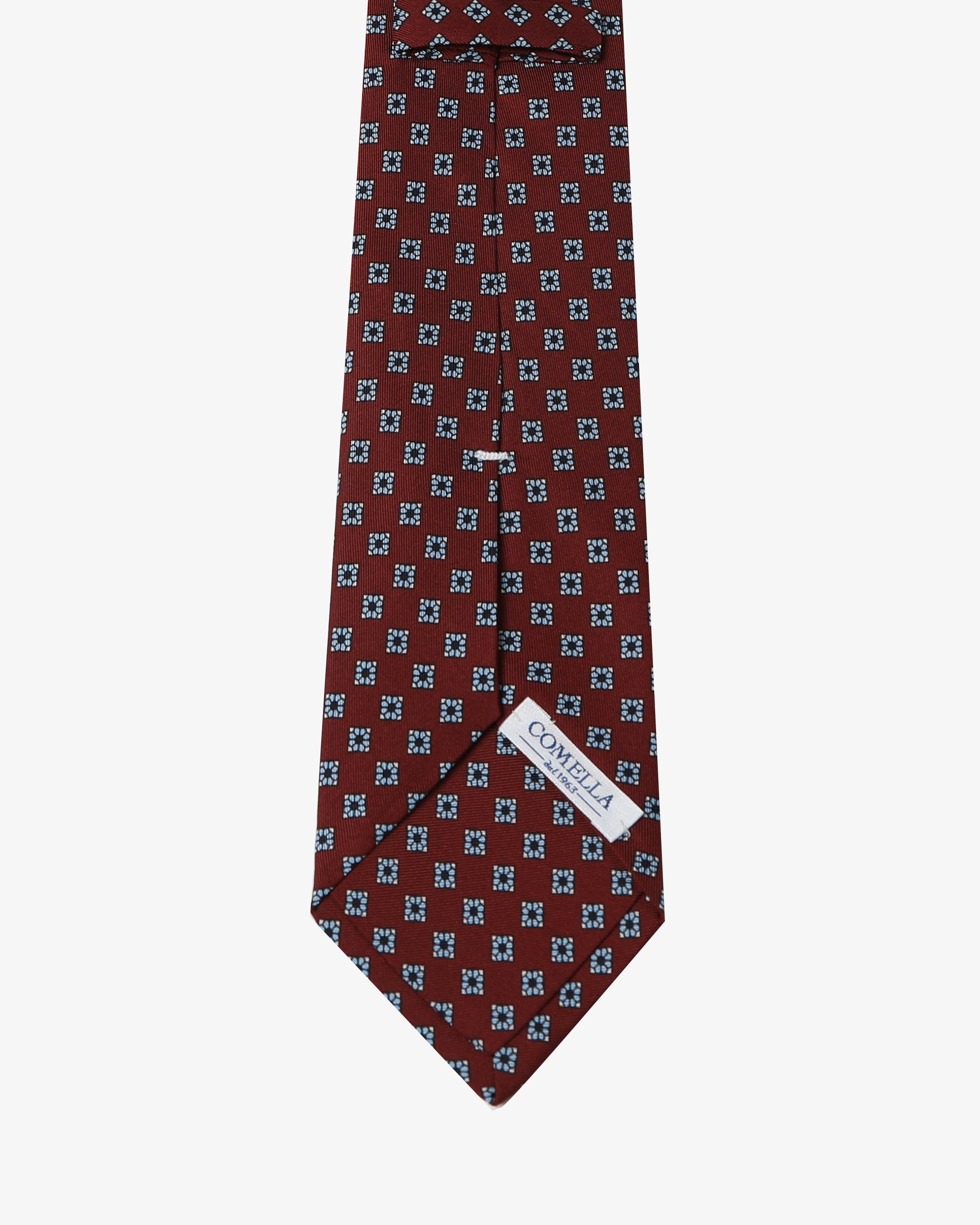 Cravatta con fantasia - Rosso