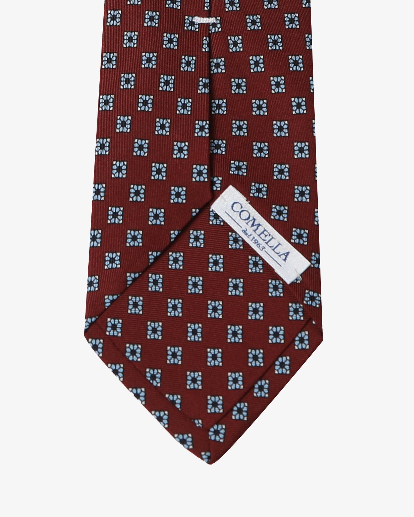 Cravatta con fantasia - Rosso