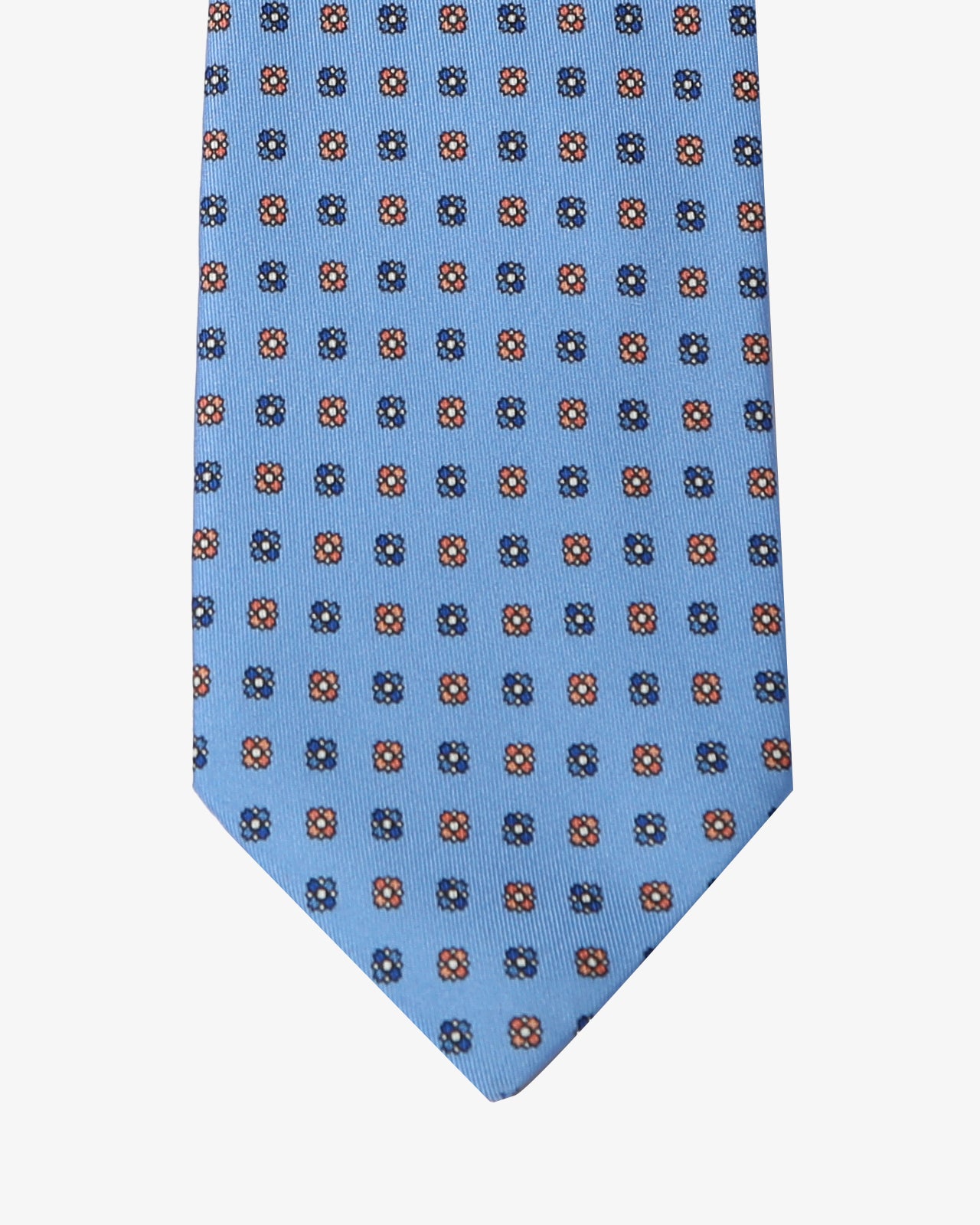Cravatta con fantasia - Celeste