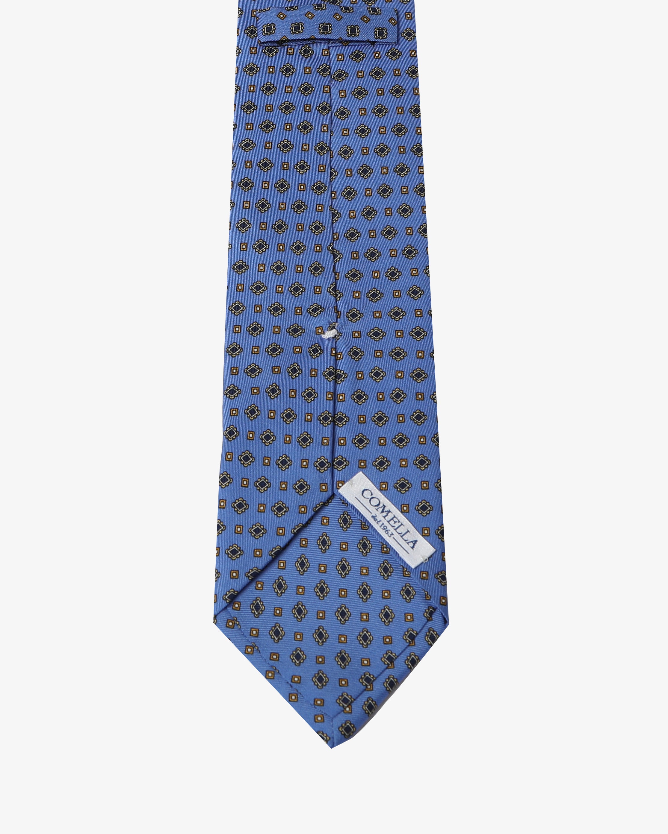 Cravatta con fantasia - Blu