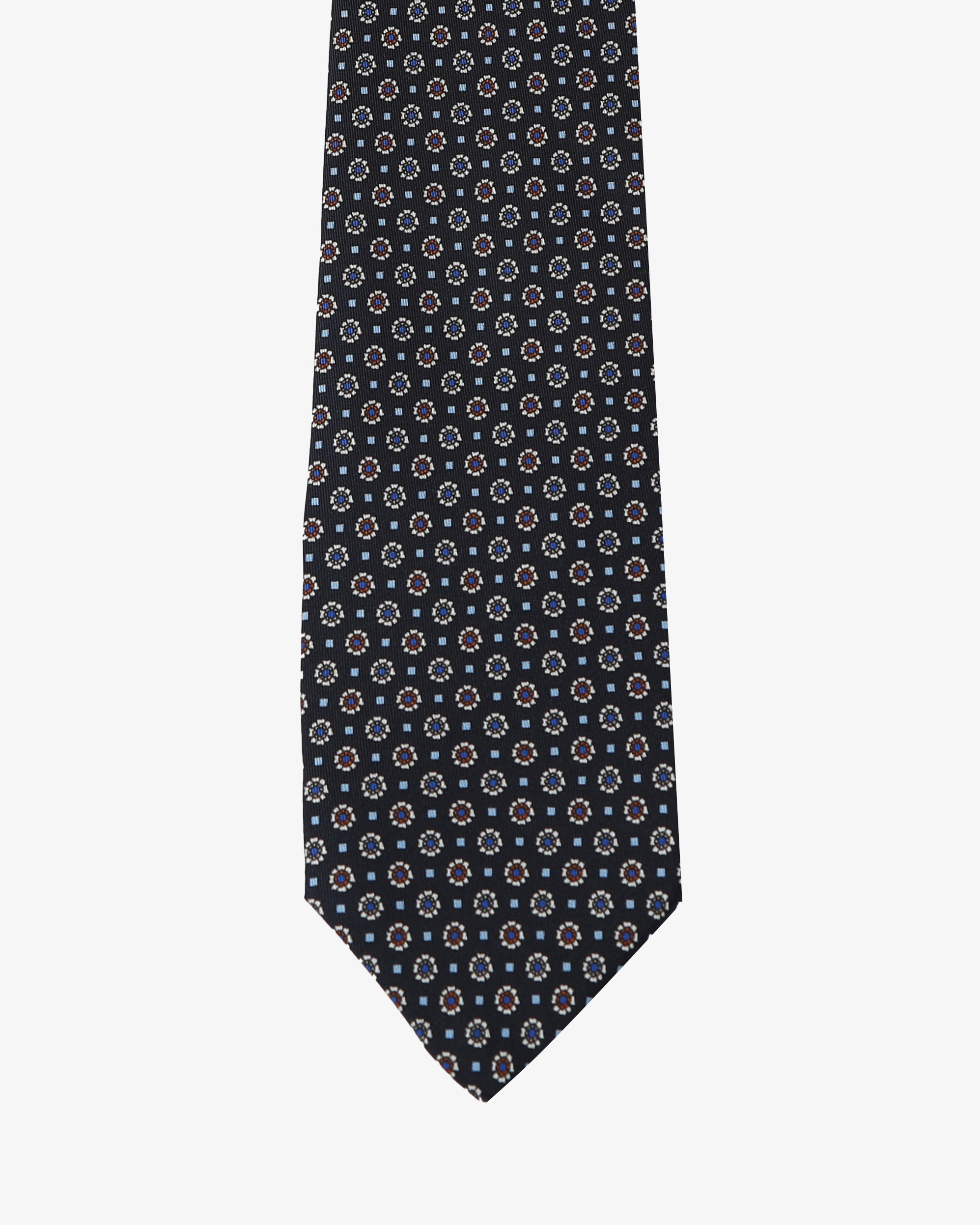 Cravatta con fantasia - Nero