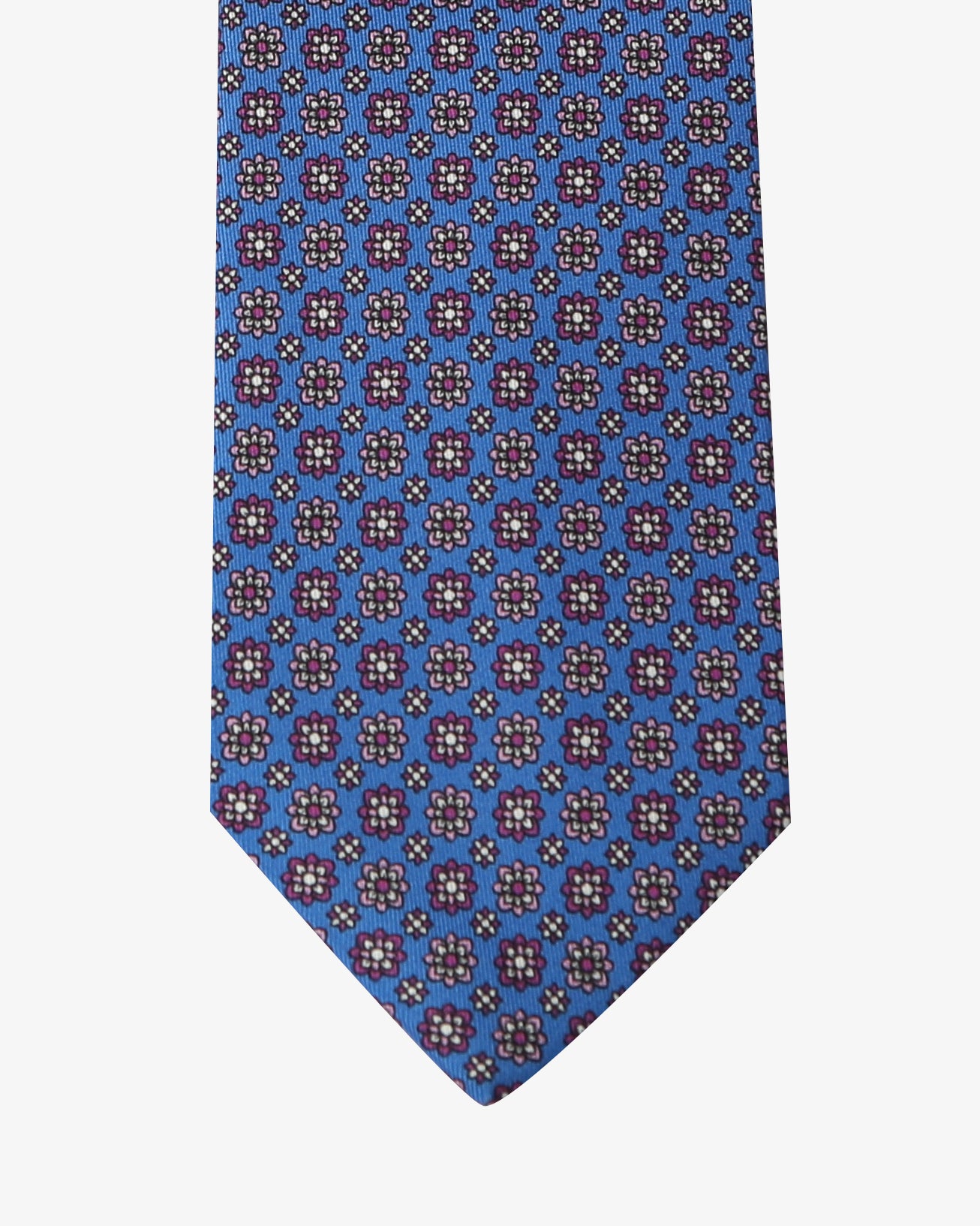 Cravatta con fantasia - Celeste