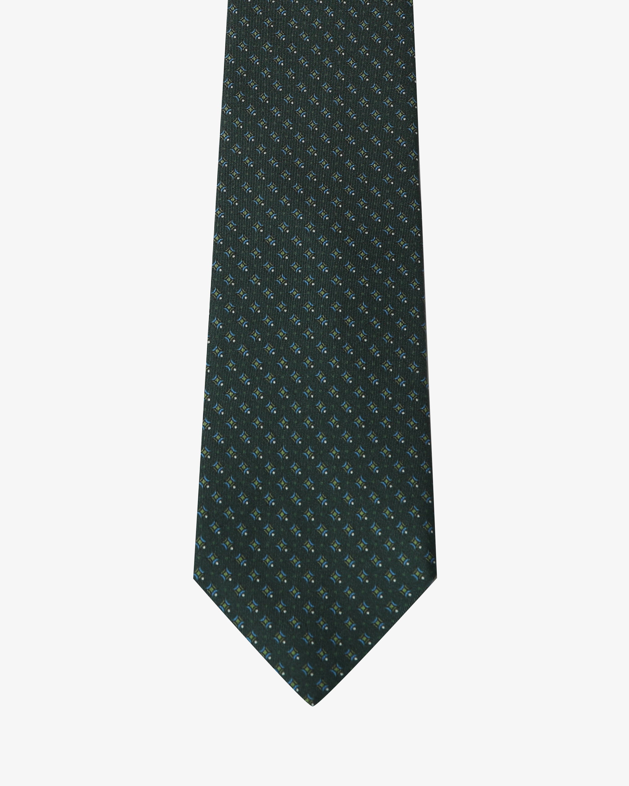 Cravatta con fantasia - Verde