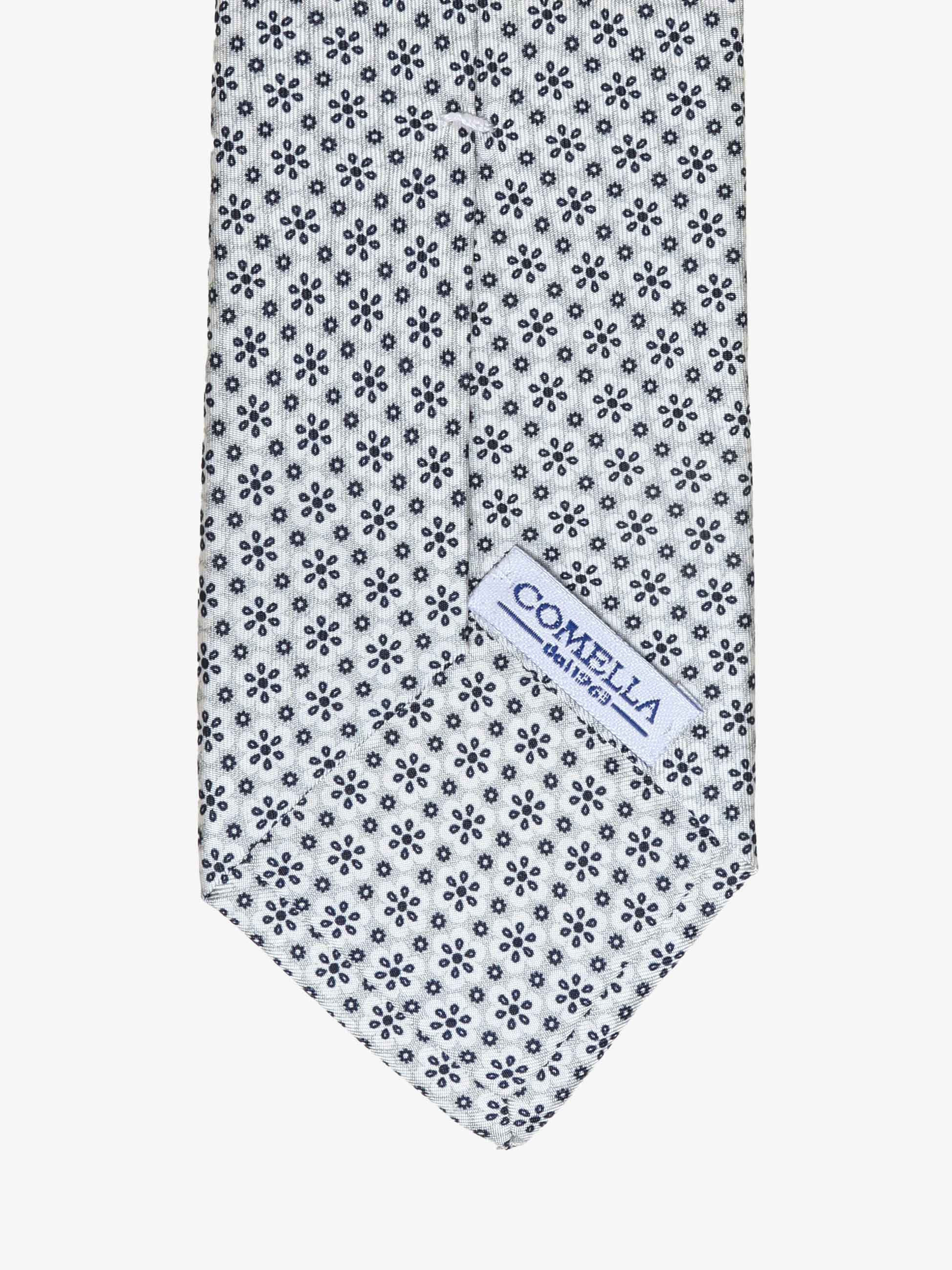 Cravatta con fantasia - Bianca
