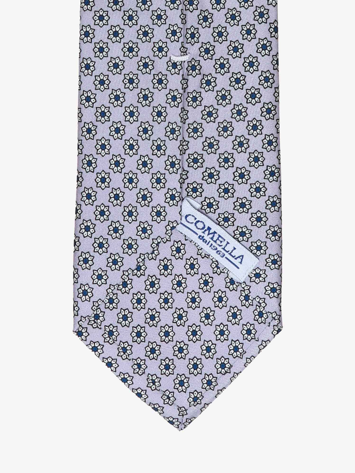 Cravatta con fantasia - Lilla